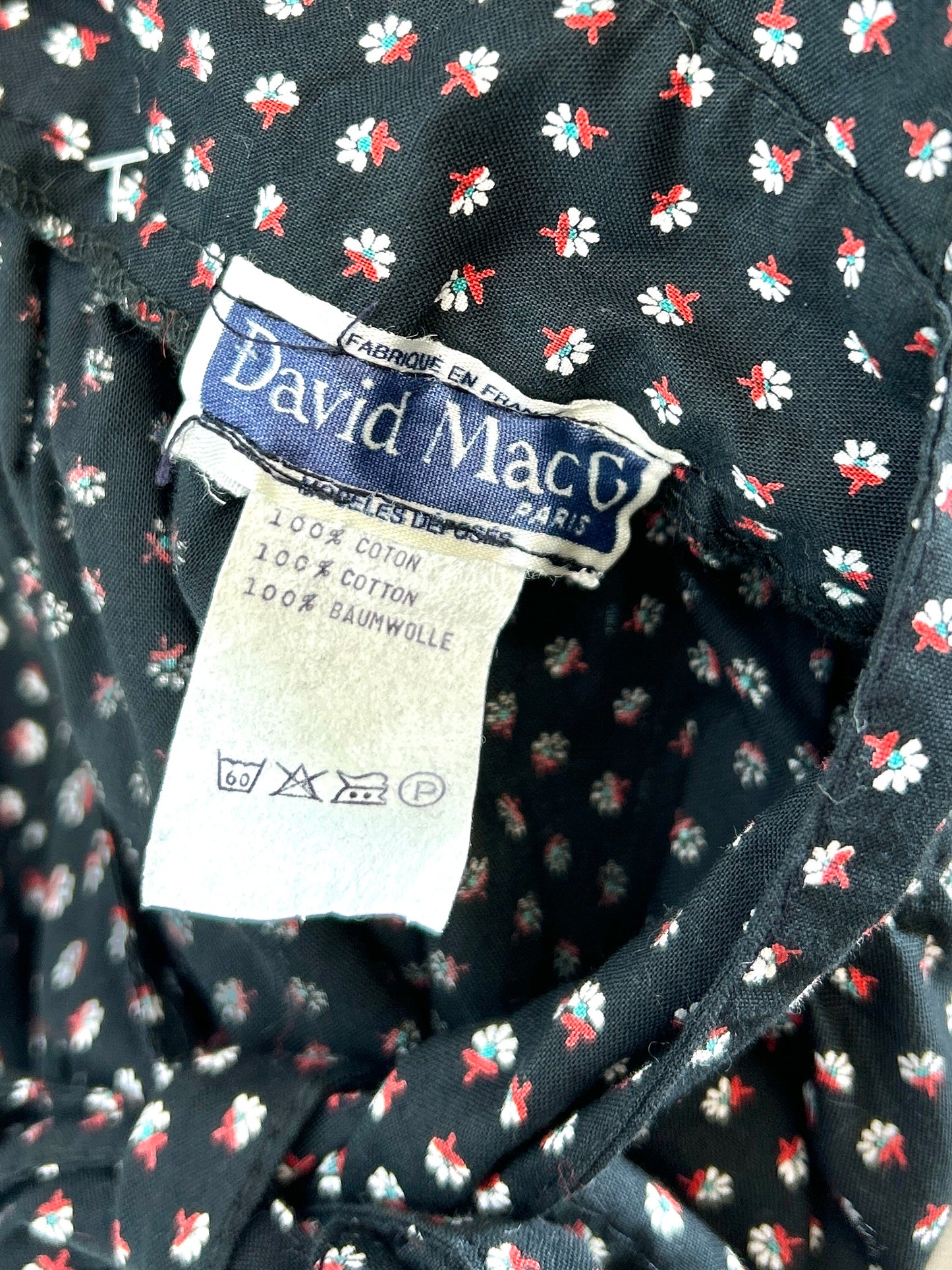 '70s Vintage Apron Dress FABRIQUE EN FRANCE [J30592]