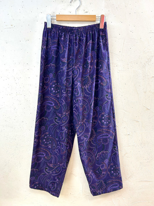 Vintage Paisley Pants  [I30326]