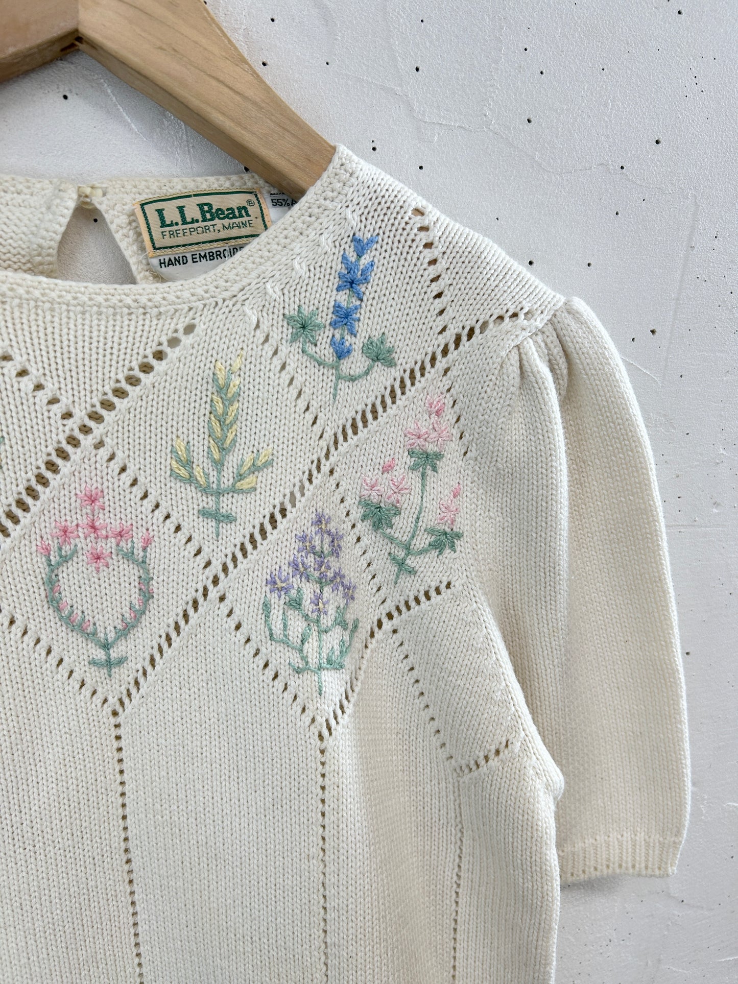 Vintage Cotton Knit 〜L.L.BEAN〜 [E32406]