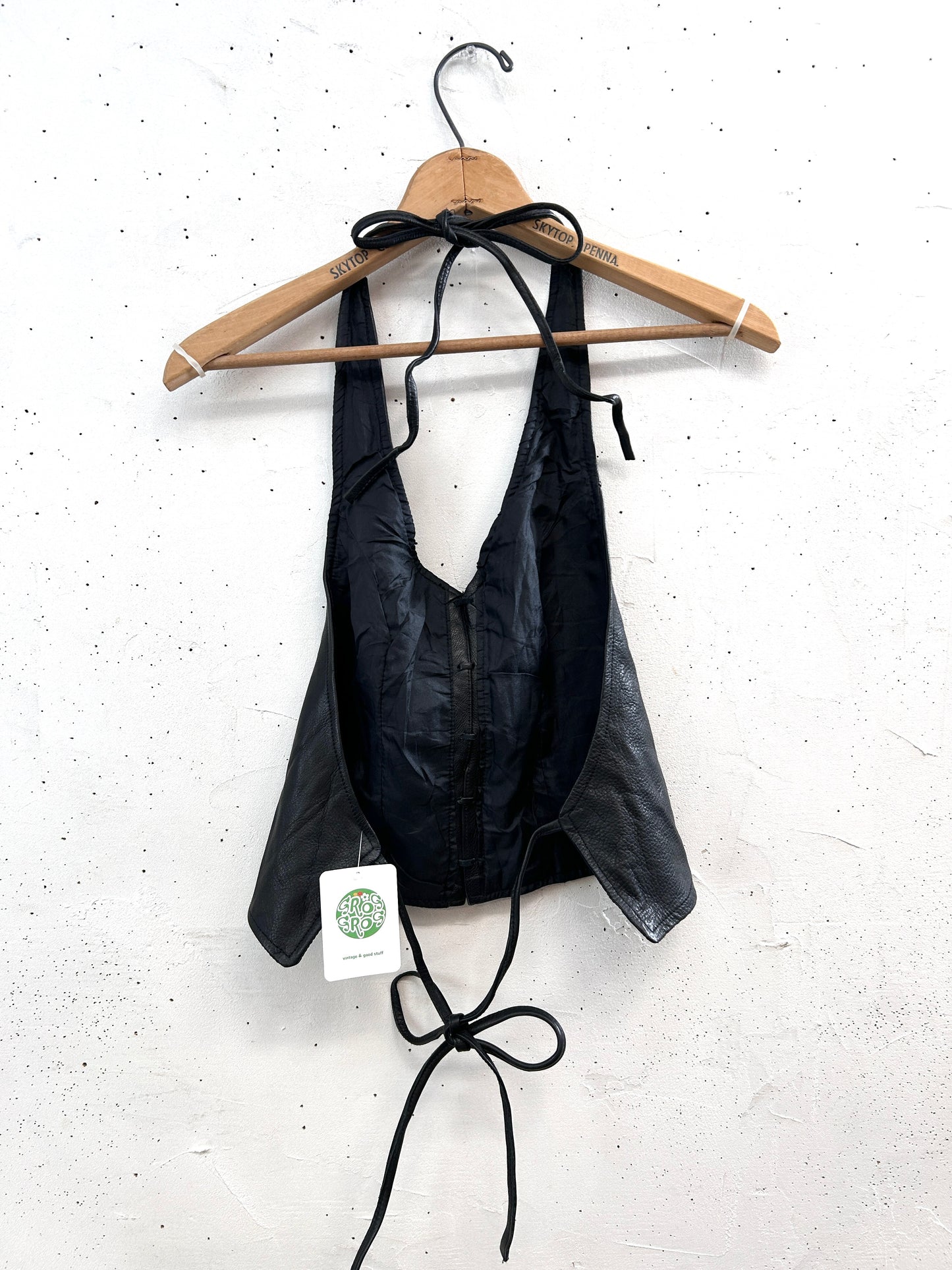 Vintage Leather Bustier [L31026]