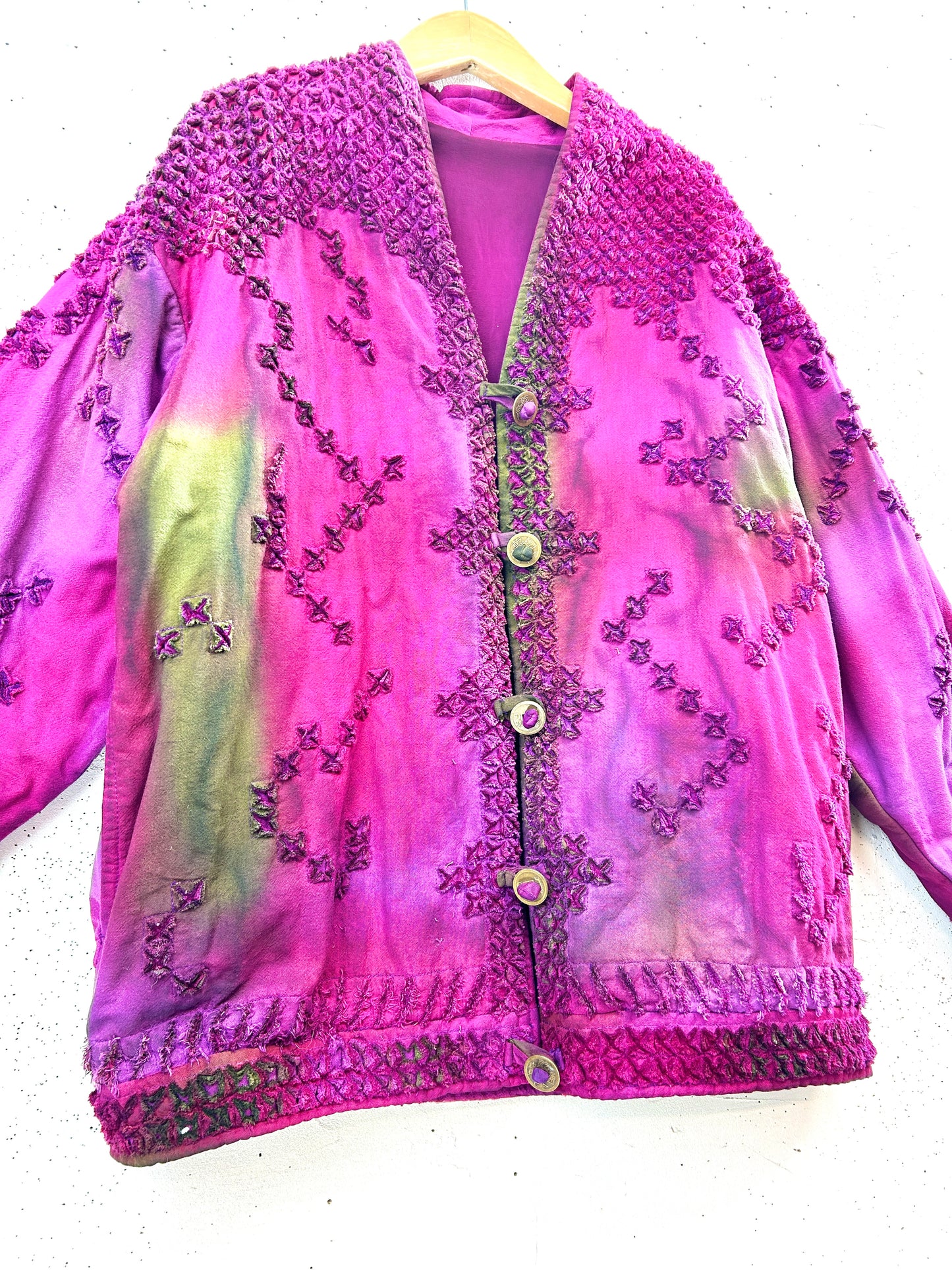 Vintage Slash Quilt Jacket [A31419]