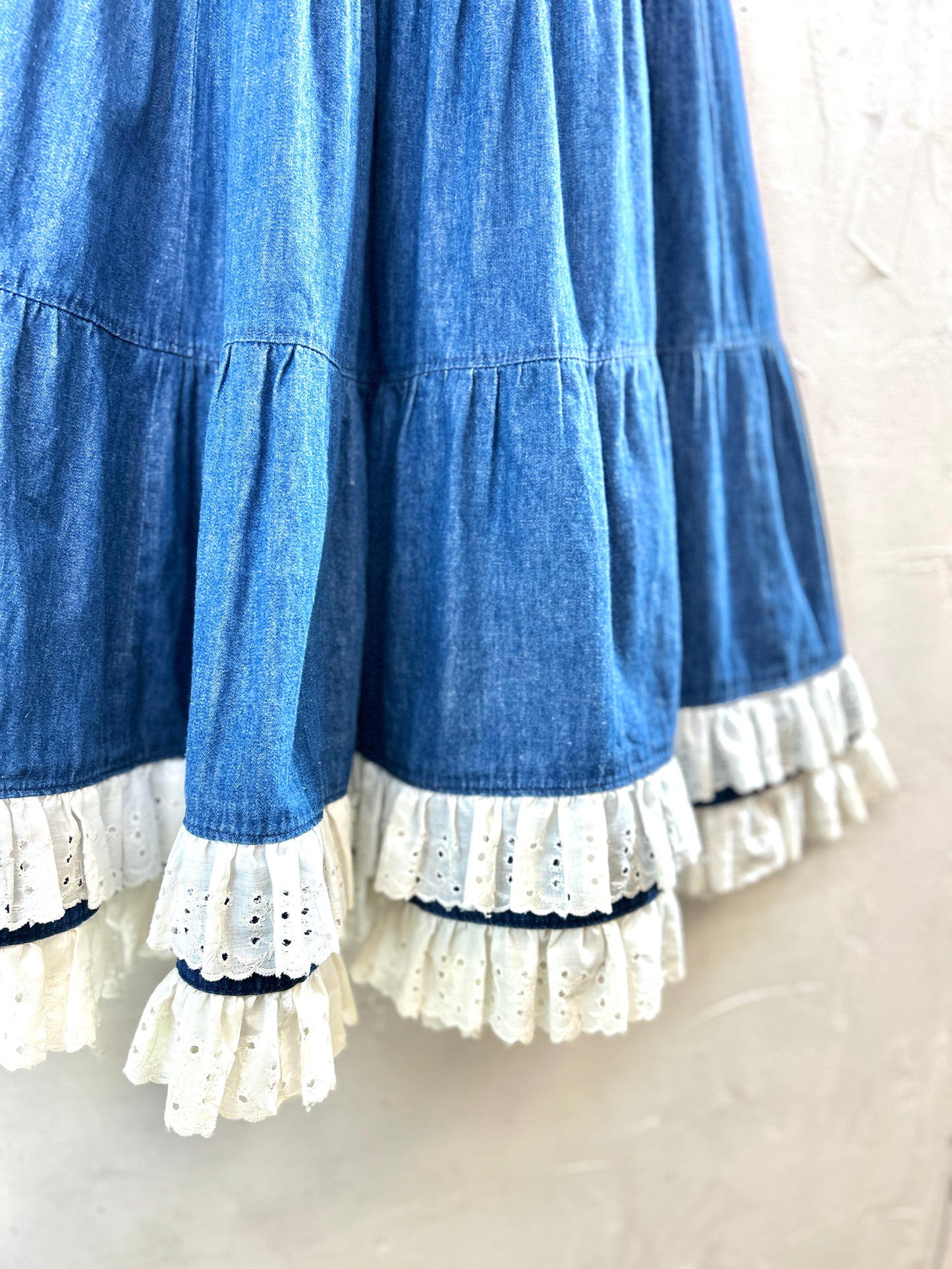 Vintage Denim Skirt [H30956]