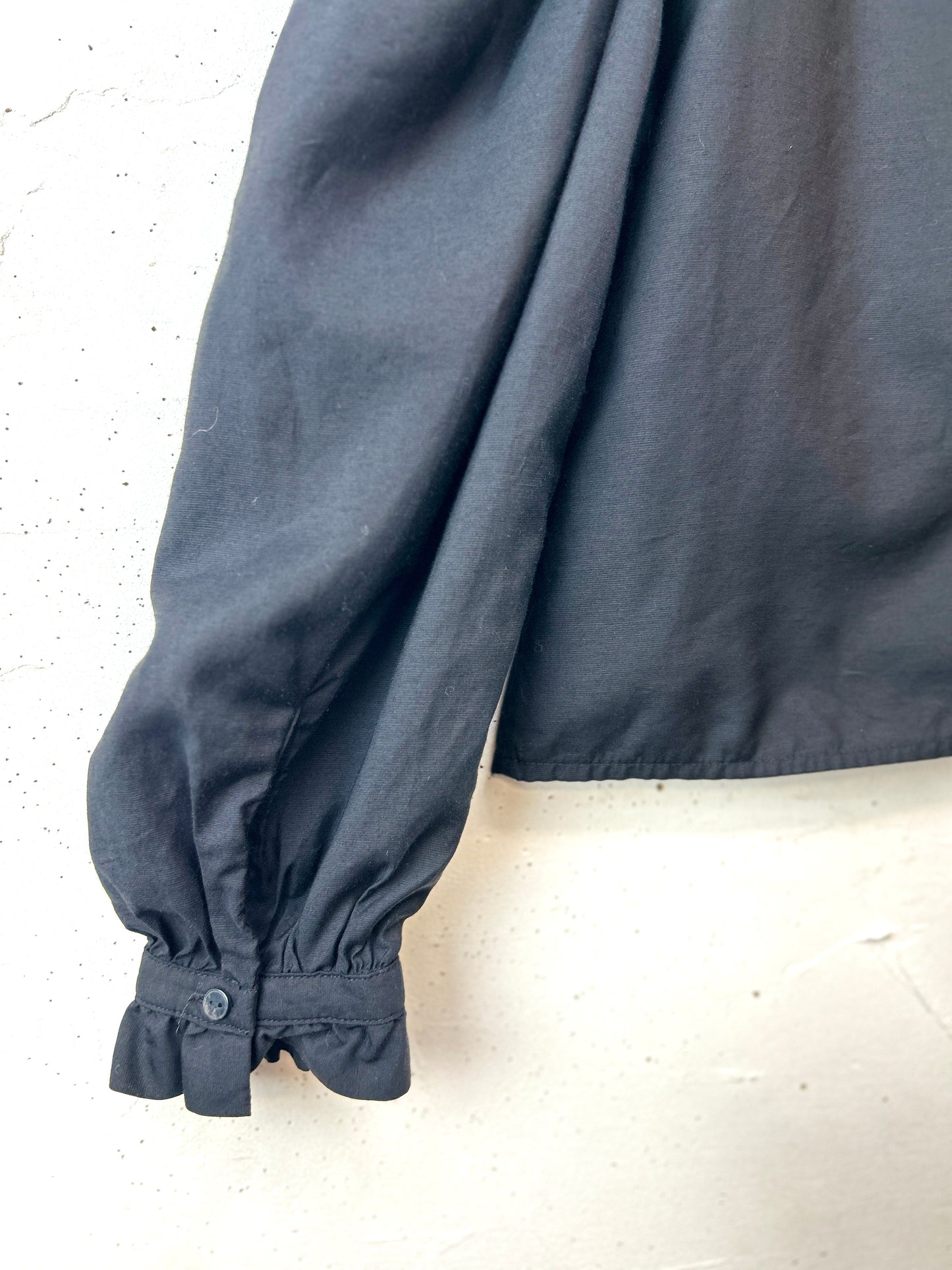 Vintage Black Blouse  [K30862]