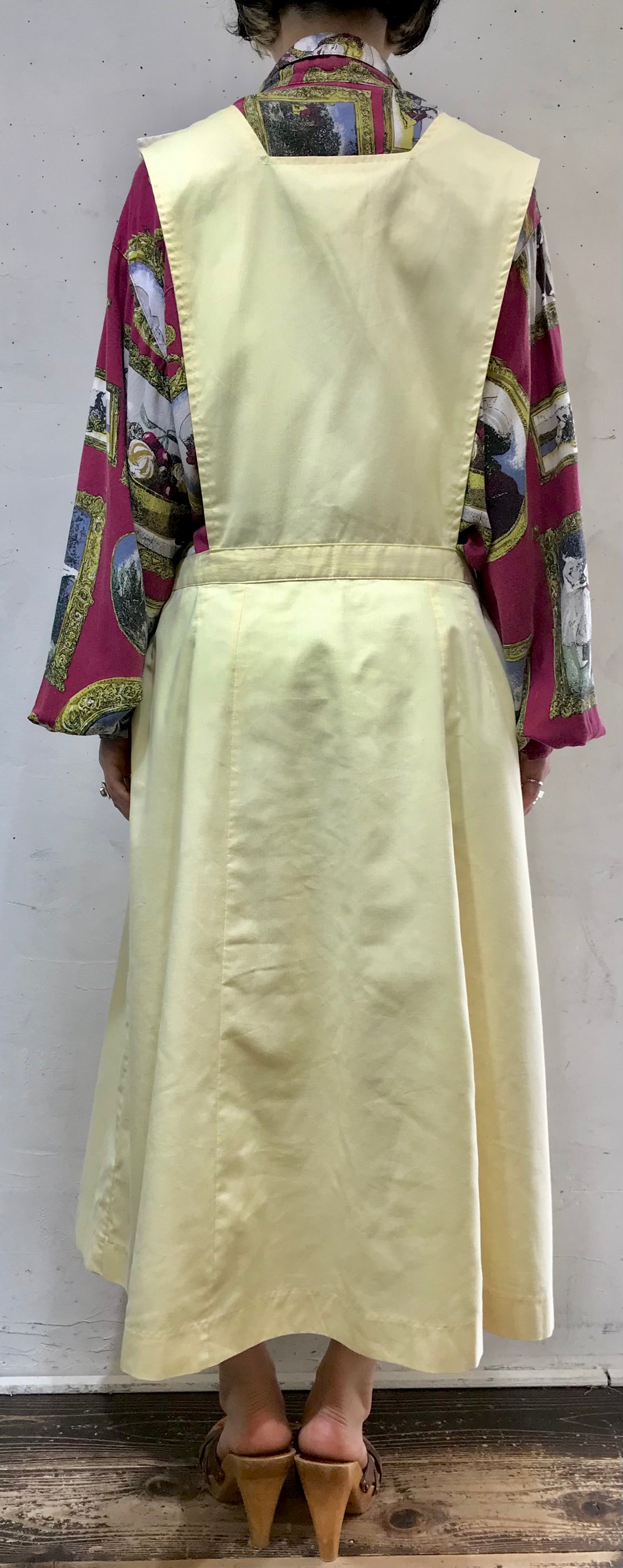 Vintage Over Dress MADE IN USA [B19459]