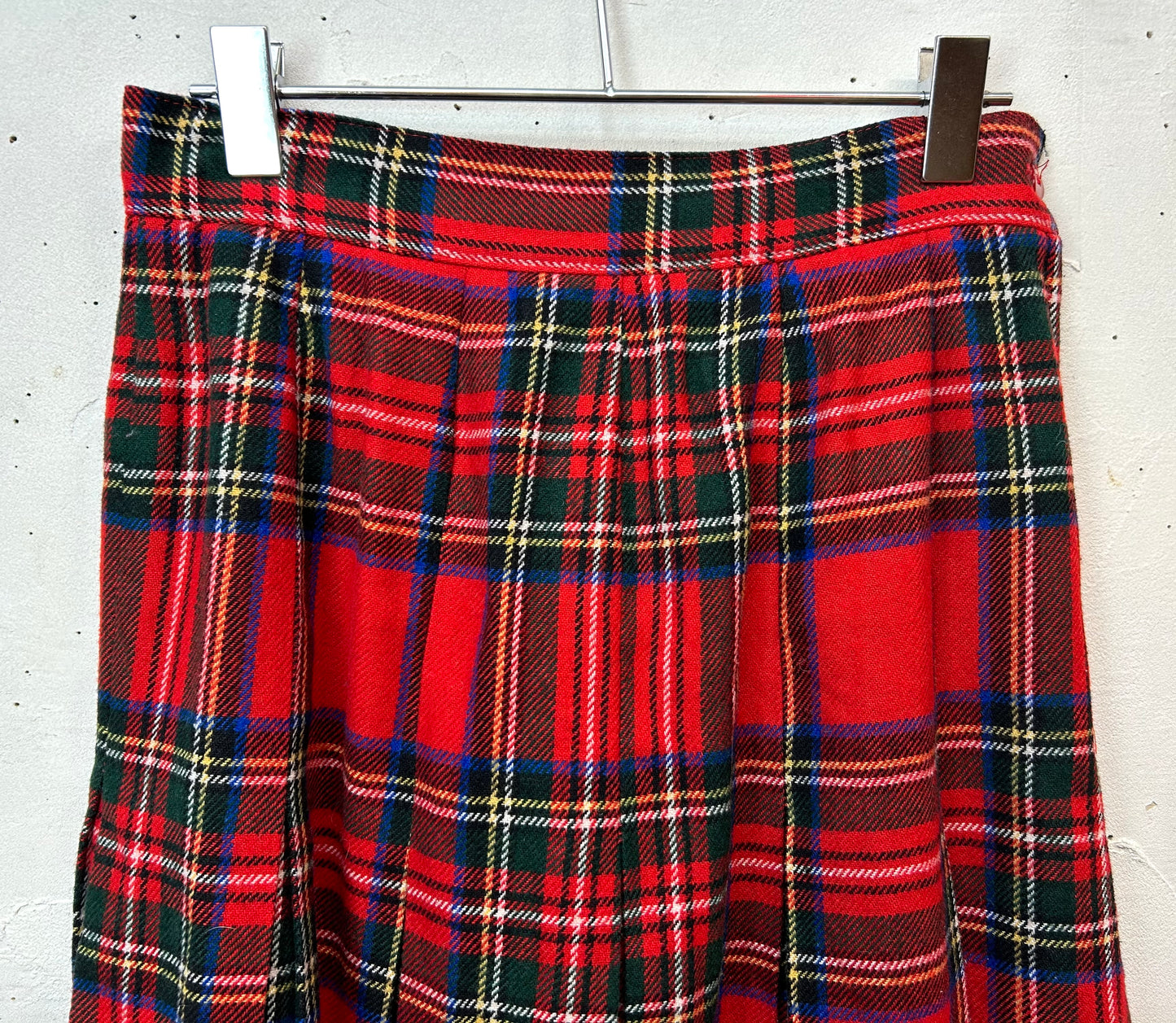 Vintage Plaid Skirt [L29183]