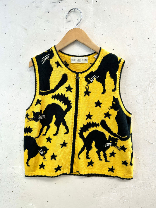 Vintage Cat Vest [A31286]