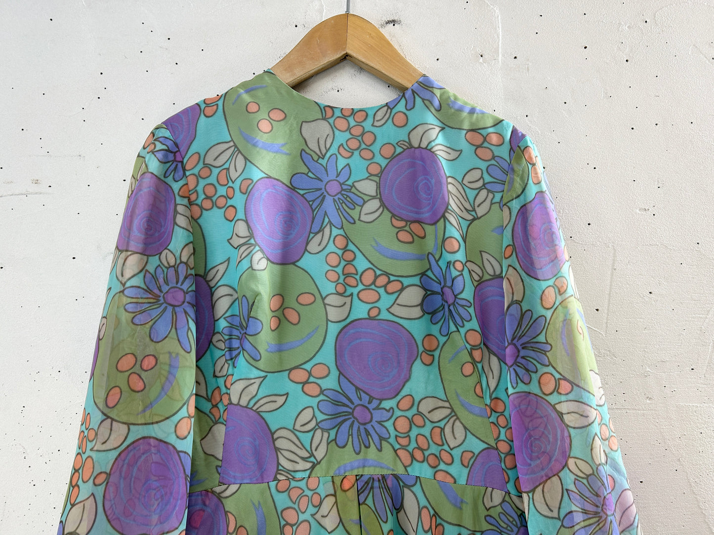 '70s Vintage Dress [J30639]