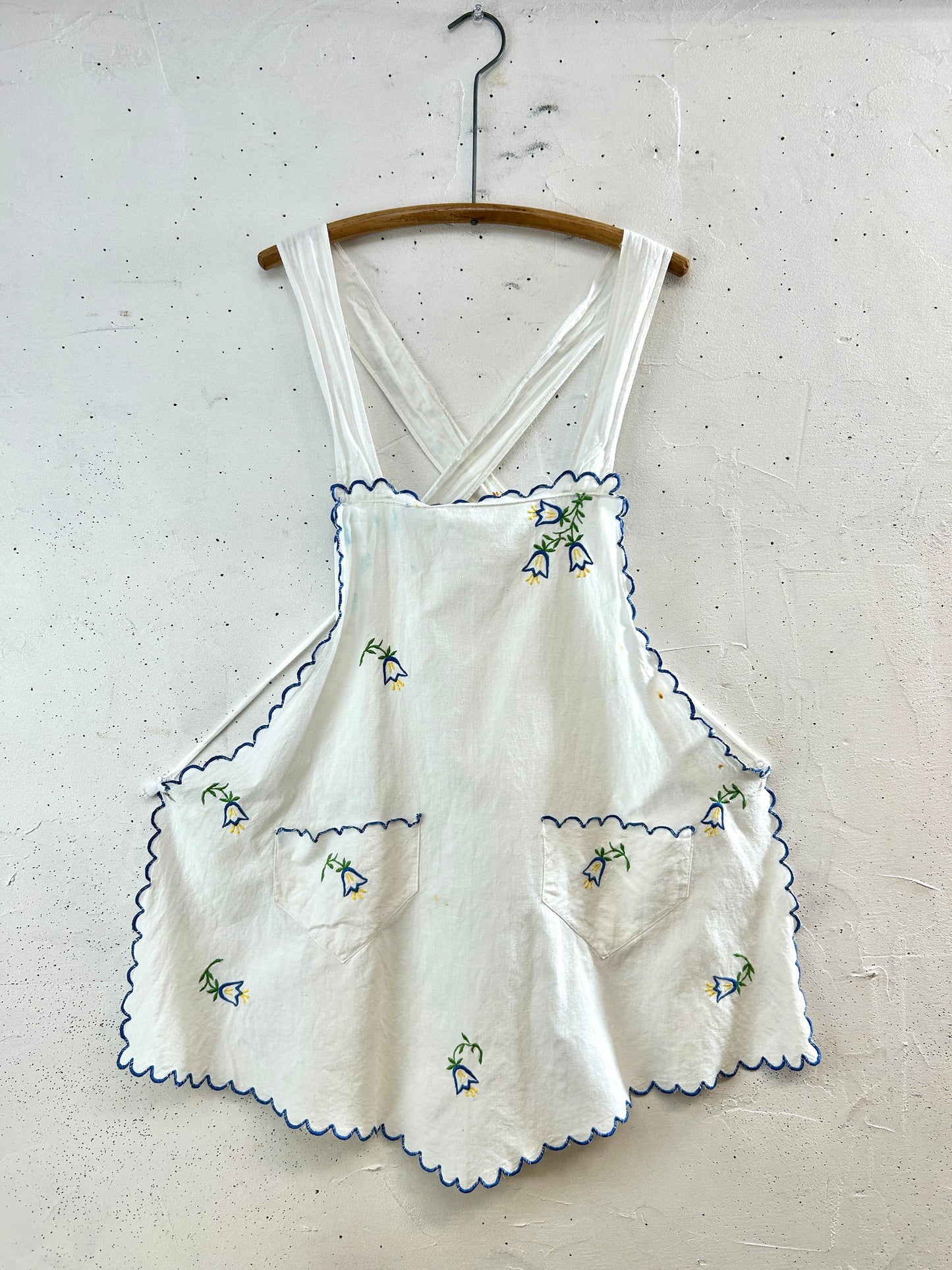 Vintage Embroidery Apron [F32683]