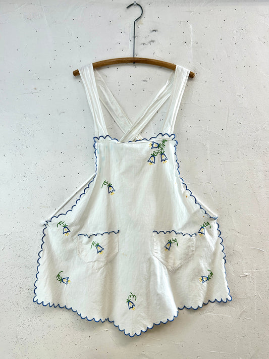 Vintage Embroidery Apron [F32683]