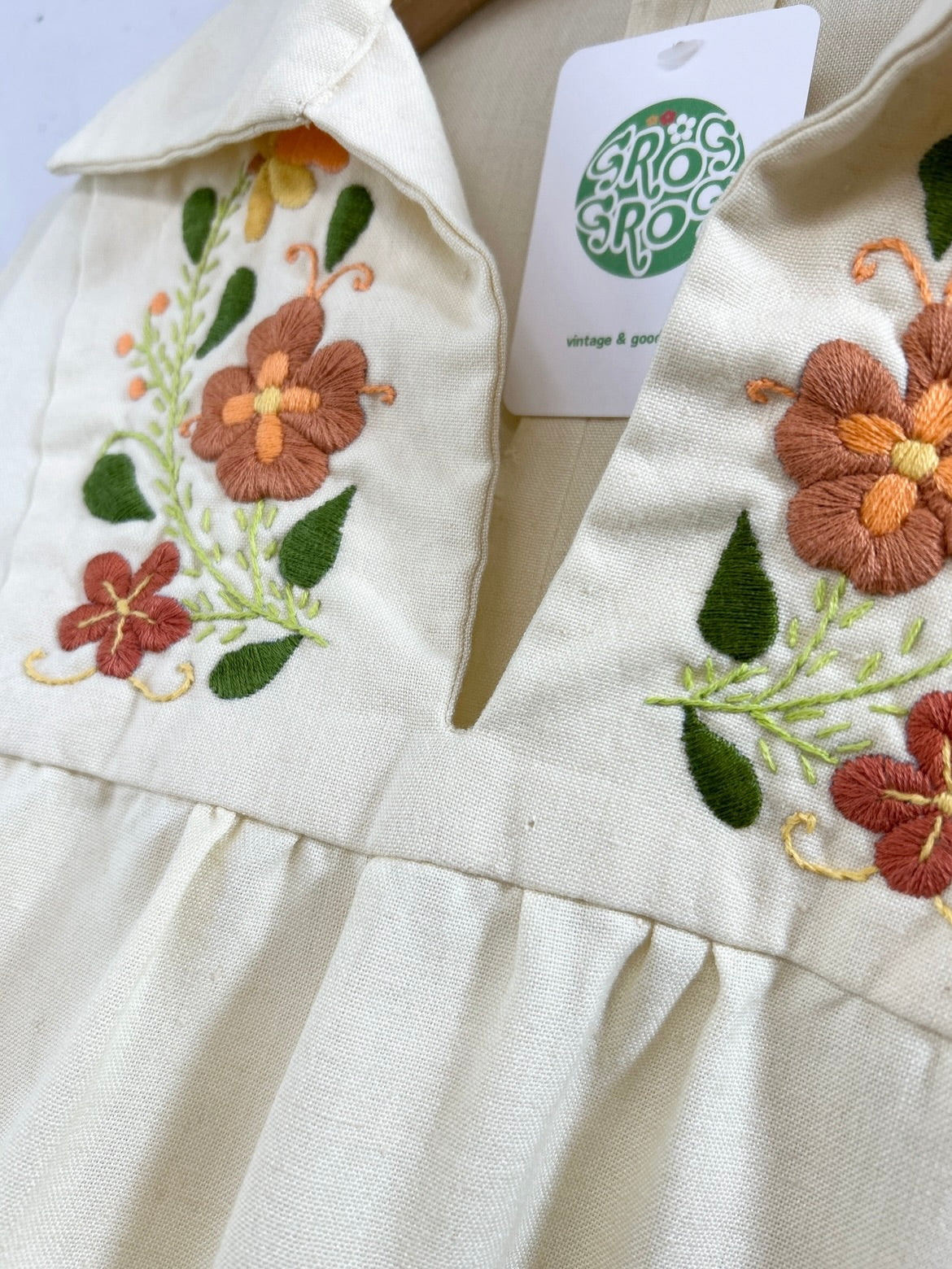 Vintage Embroidery Tunic [D32118]