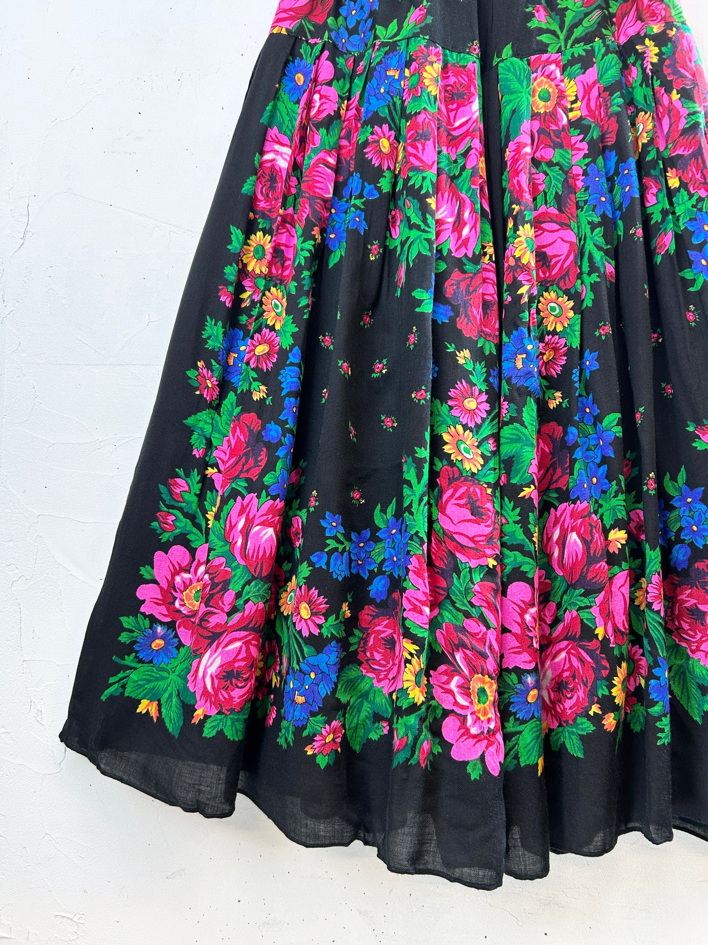 Vintage  Flower Skirt [H30909]