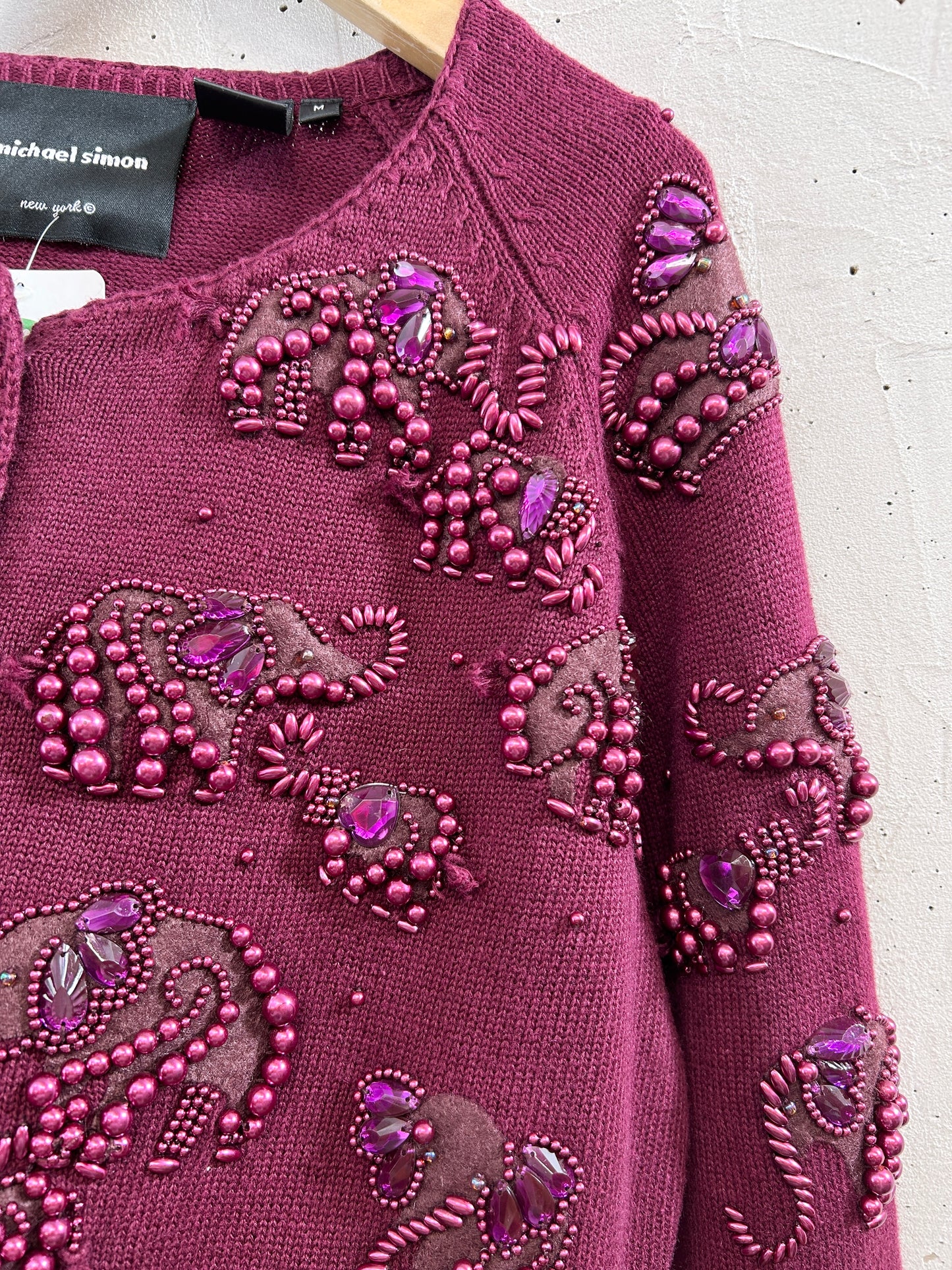 Vintage Knit Jacket 〜Michael Simon〜 [A31433]