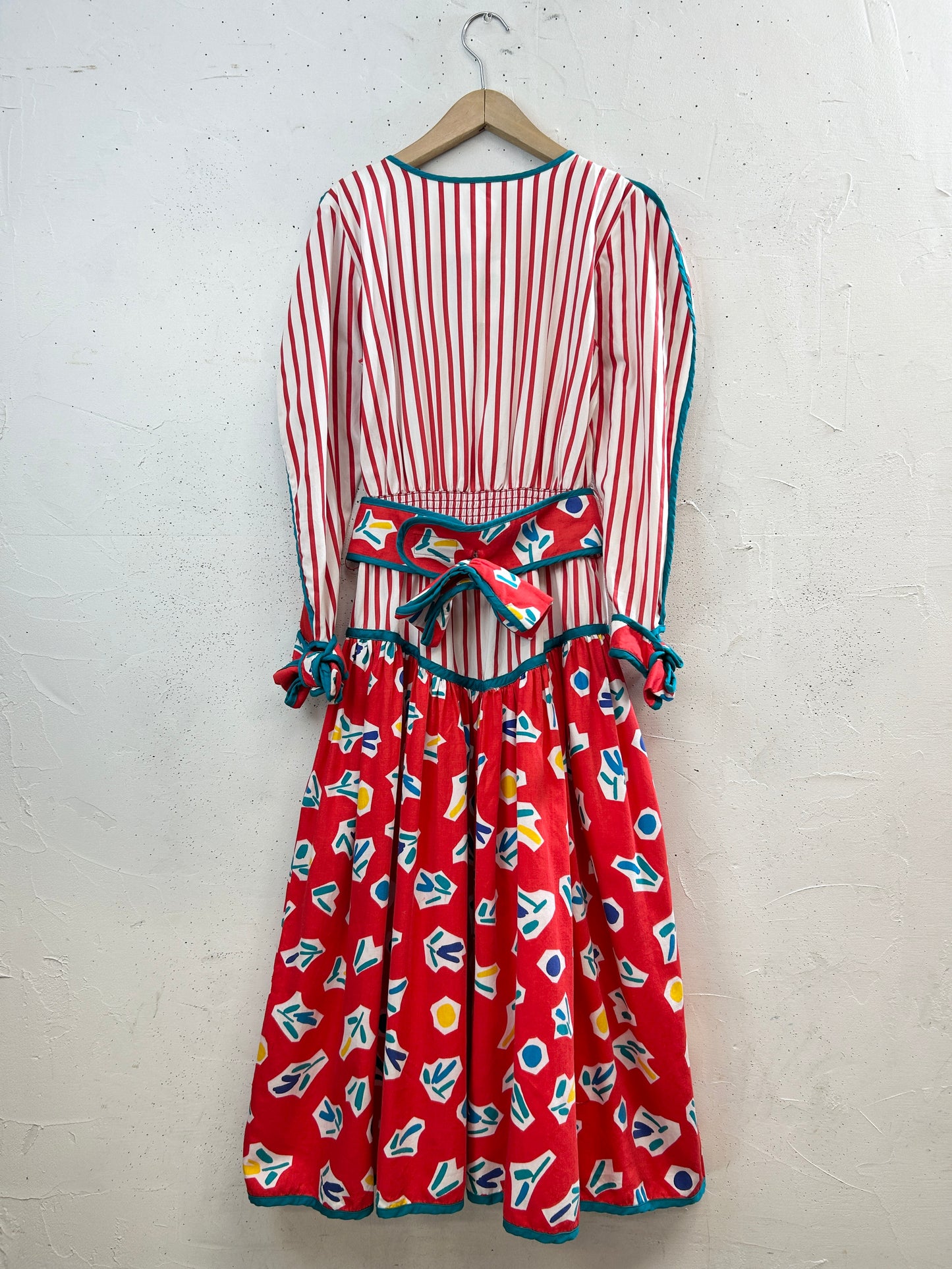 '80s Vintage Dress 〜JEANNE MARC〜 [H33607]