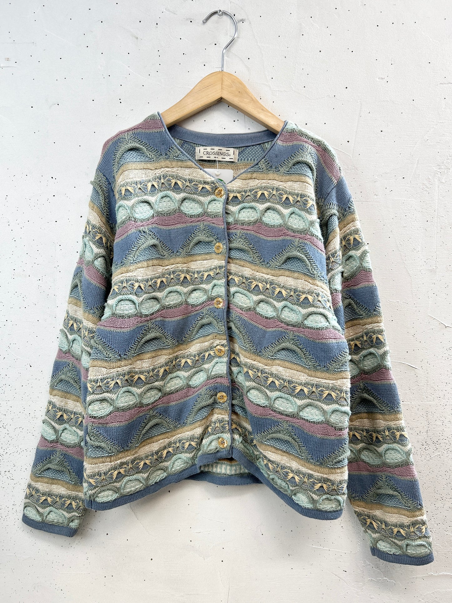Vintage 3D Knit Sweater [B31495]