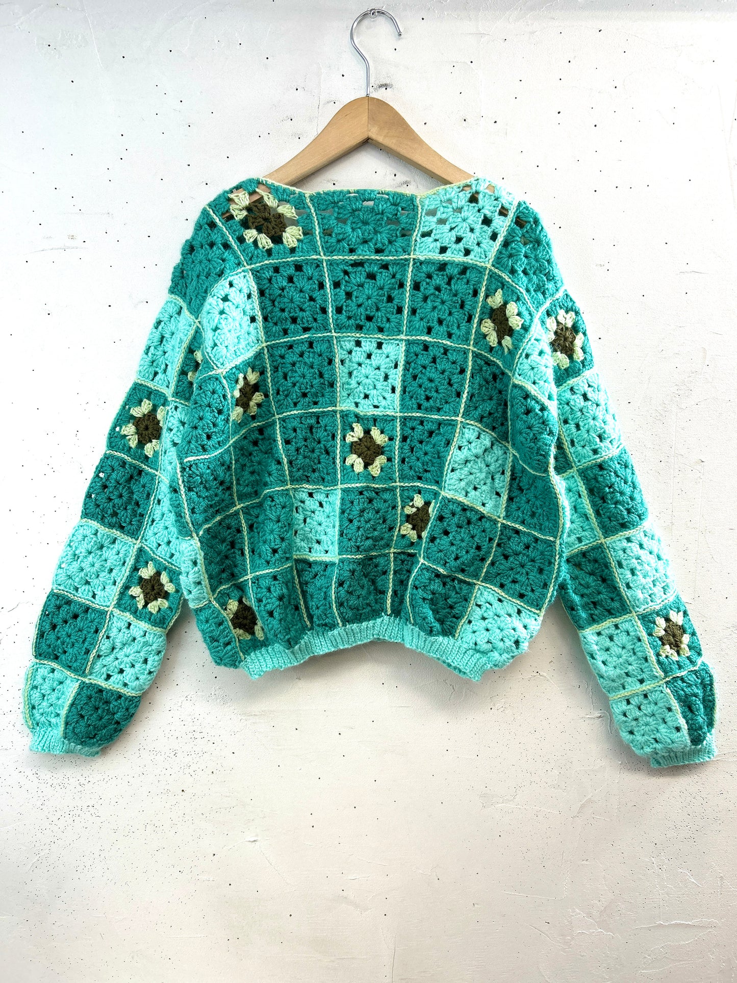Vintage Granny Square Knit  [A31471]