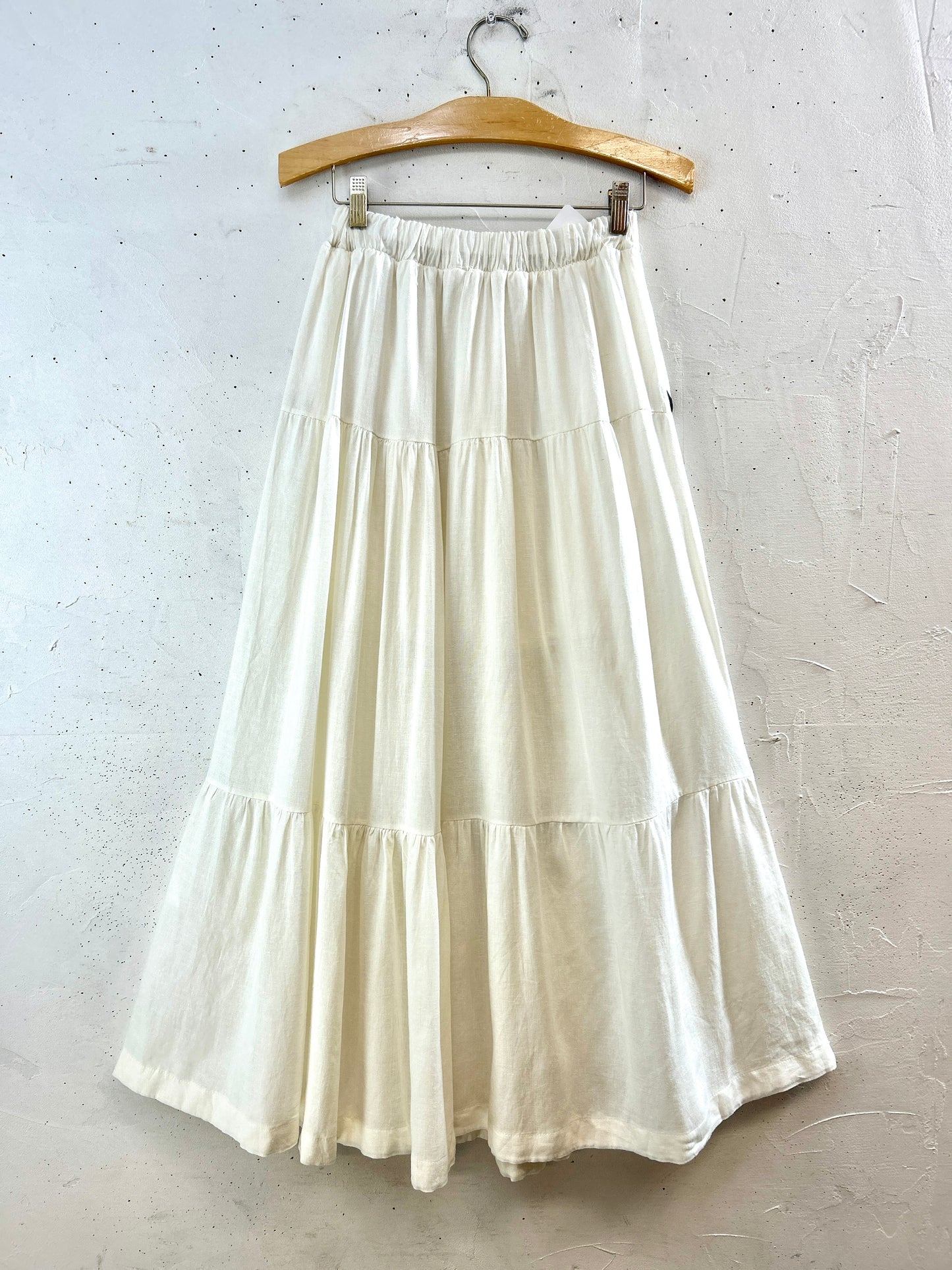Vintage White Skirt [K30912]