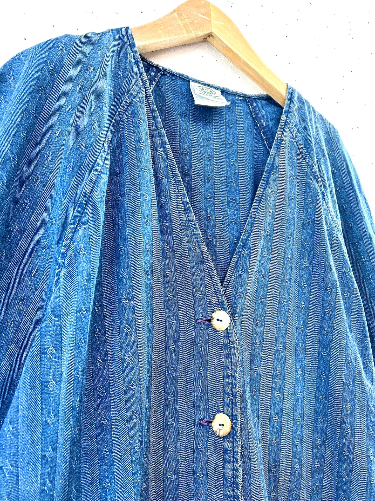 Vintage Denim Jacket 〜Laura Ashley〜 [D32199]