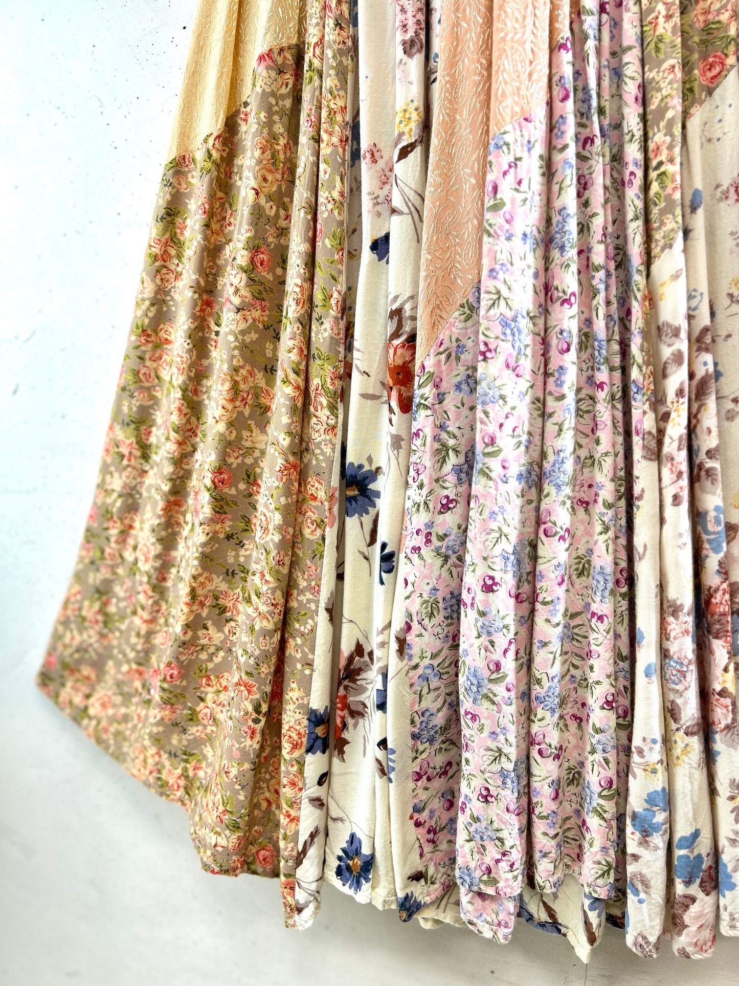 Vintage Patchwork Skirt  [B31530]