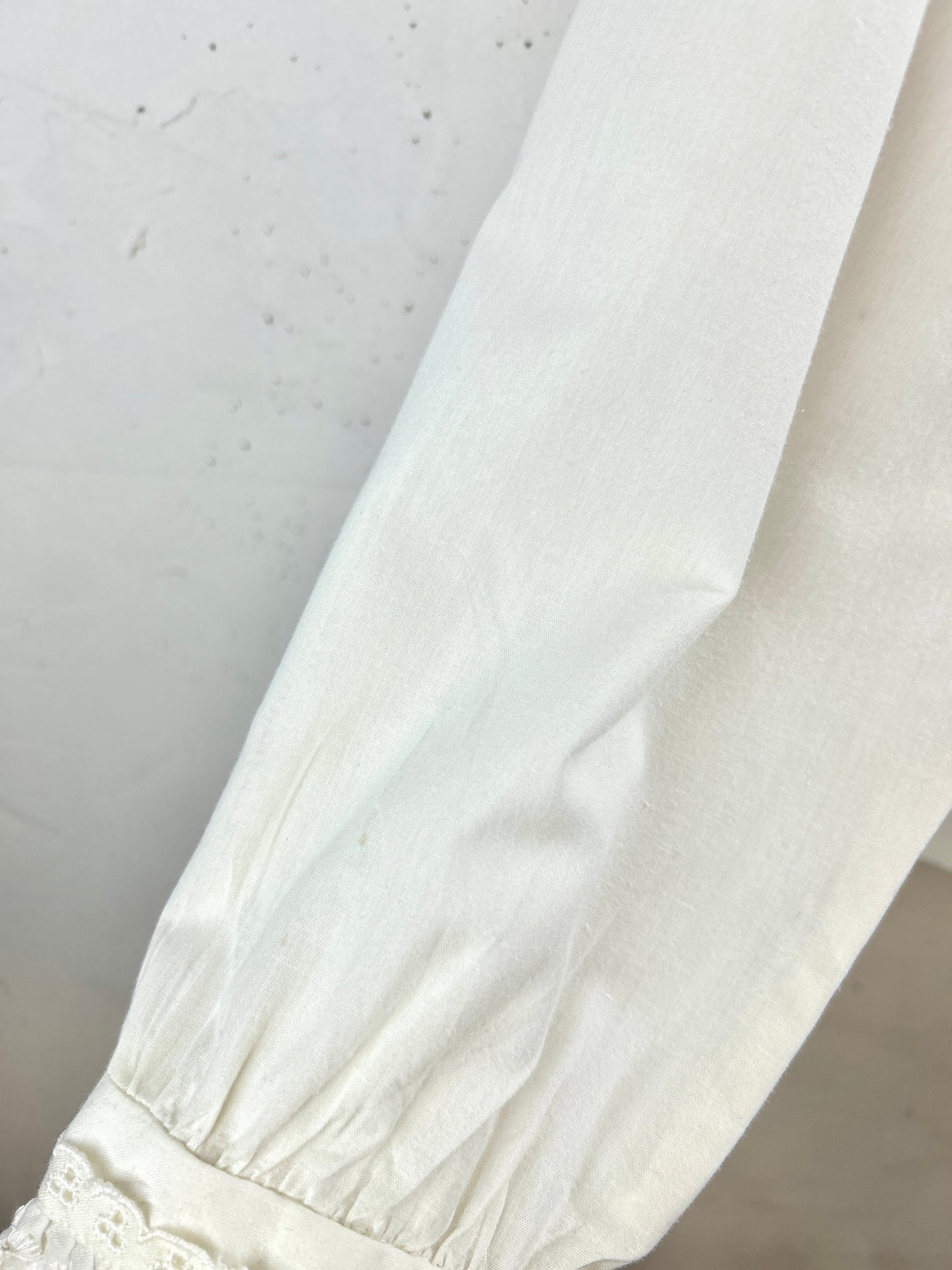 Vintage White Blouse [I30181]