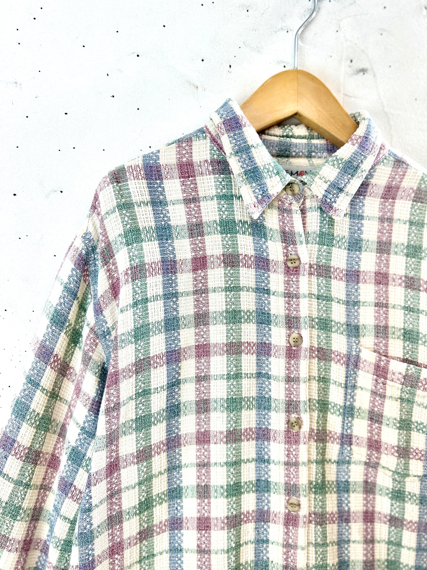 Vintage Plaid Shirt  [J30590]