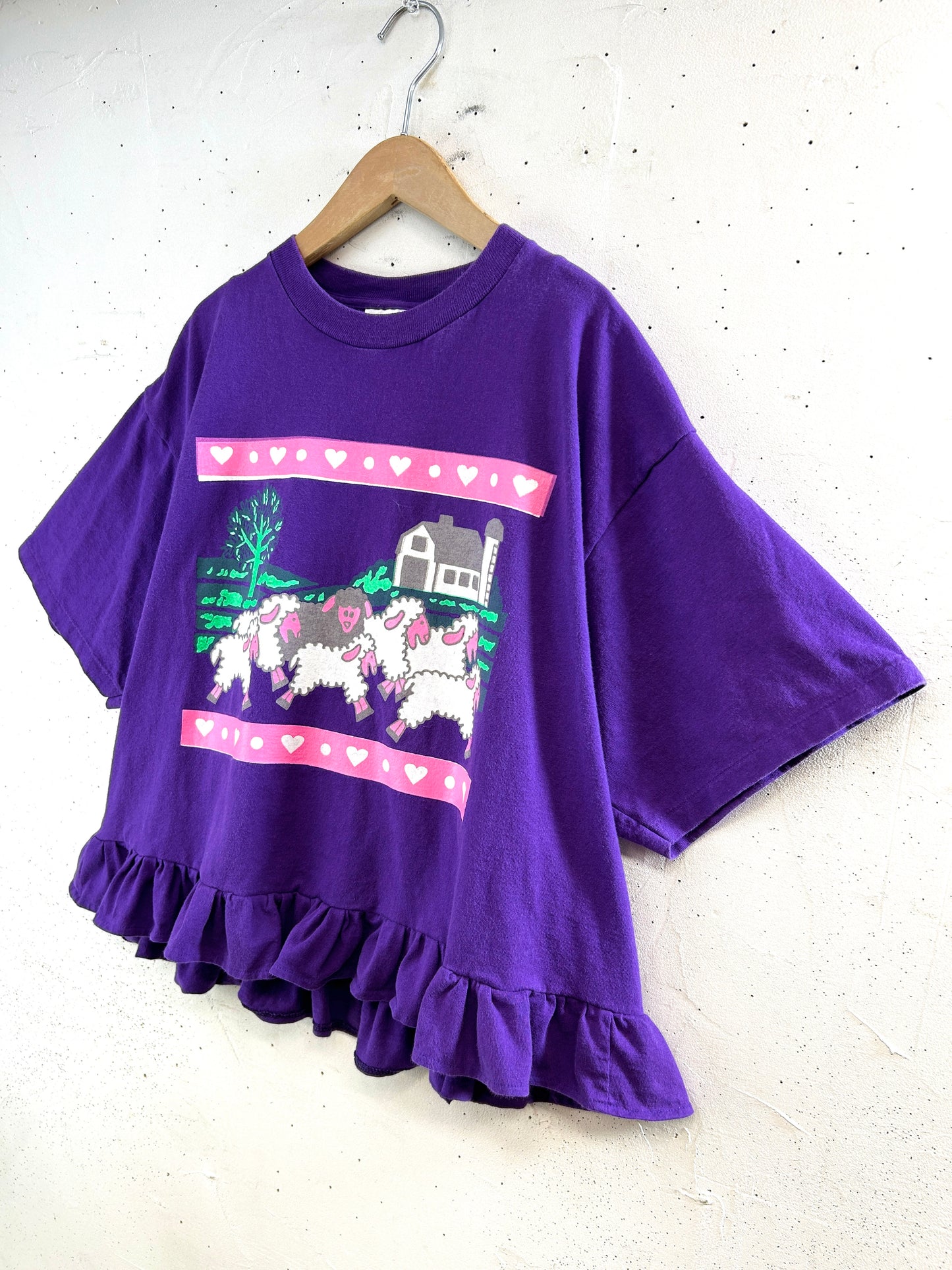 Vintage T Shirt 〜Funny dot CRAZY〜 [F32748]