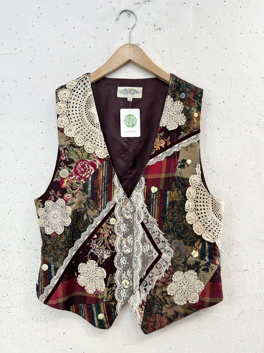 Vintage Gobelin Vest 〜Susan Bristol〜 [J34333]