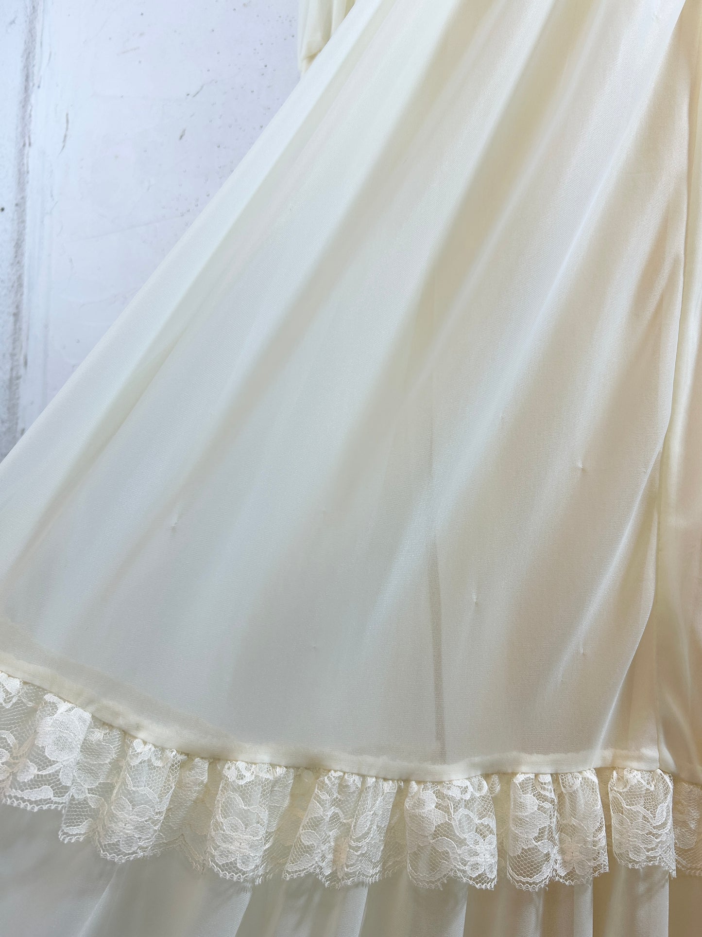 Vintage White Lace Dress [K30814]