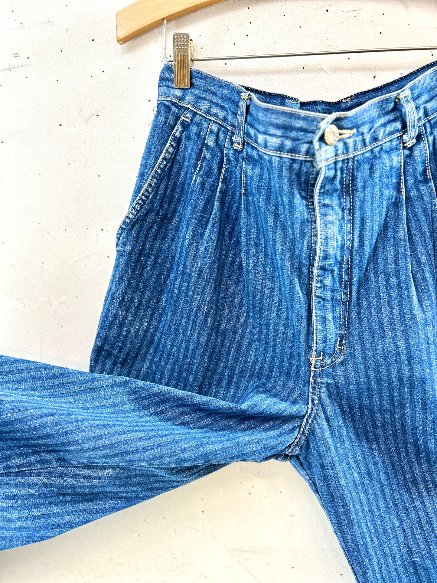 Vintage Denim Stripe Pants  [K30741]