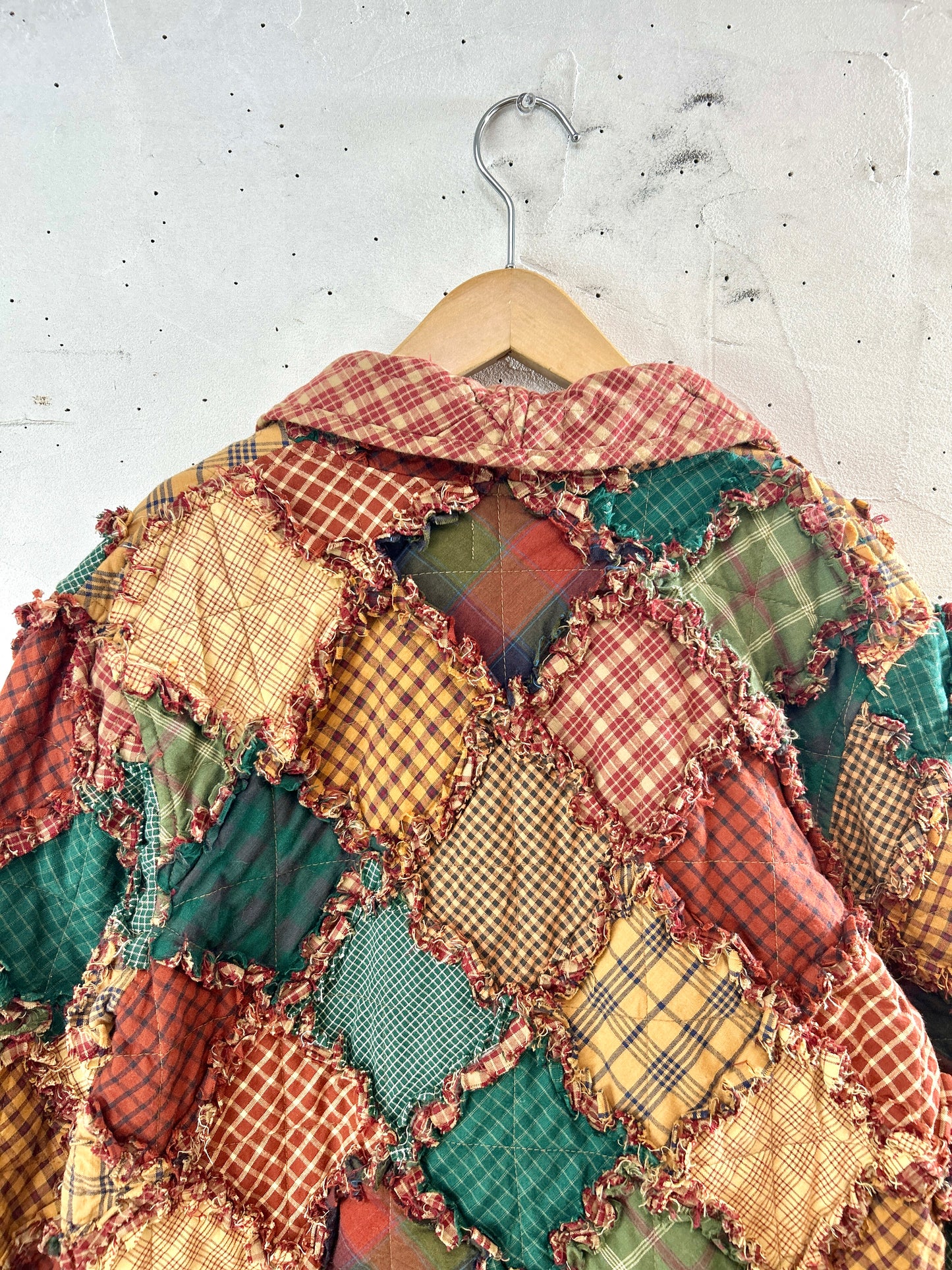 Vintage Patchwork Quilt Jacket  [J30533]