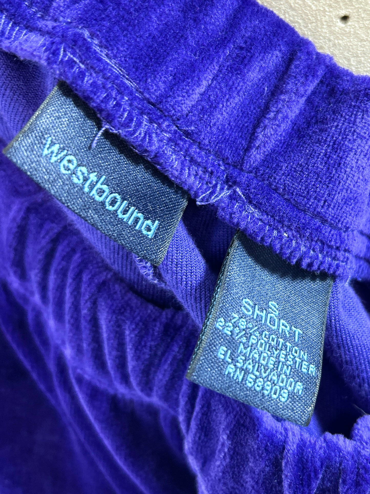 Vintage Velours Pants  [J30586]