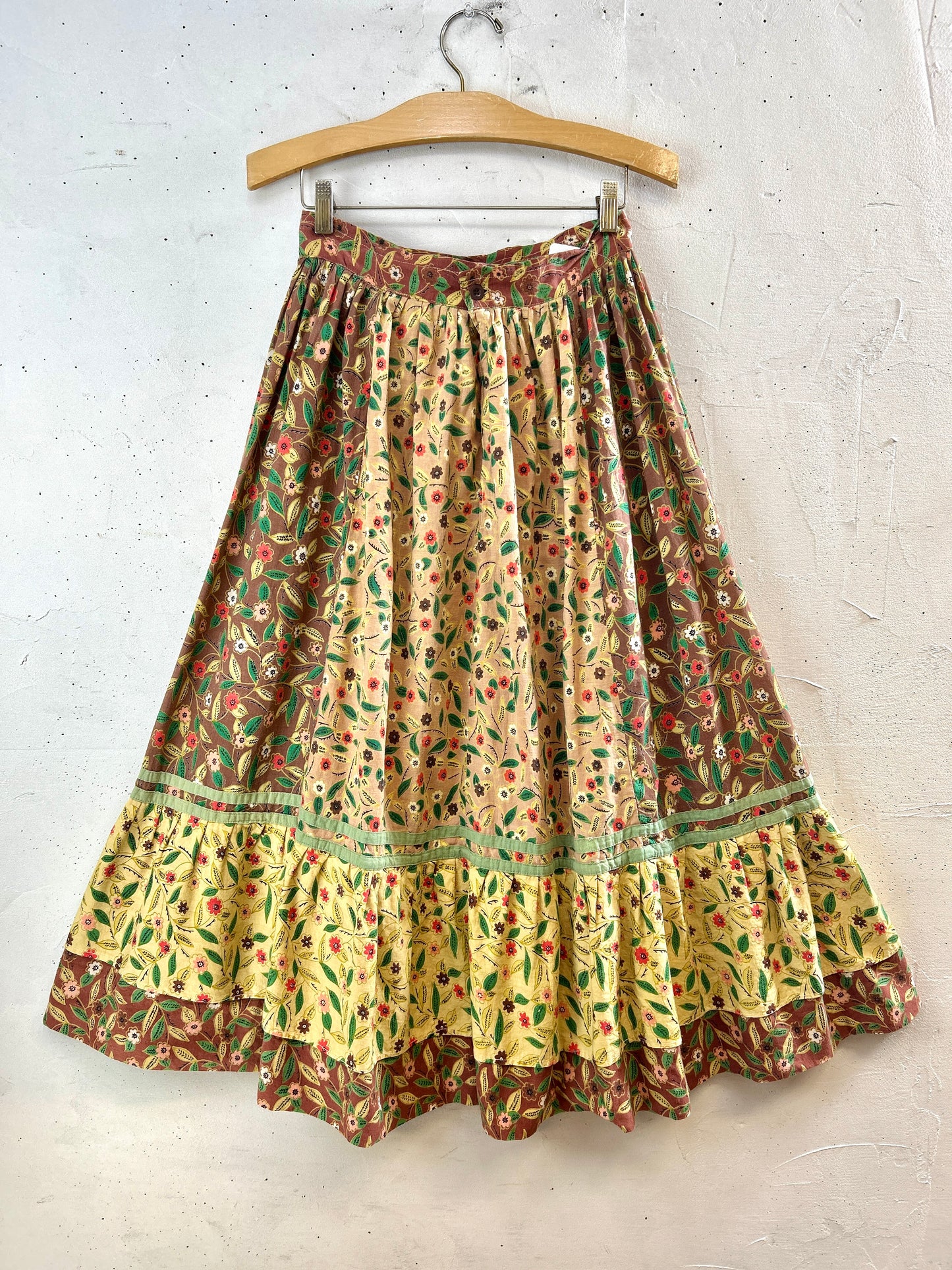 Vintage Tiered Skirt   [I30241]