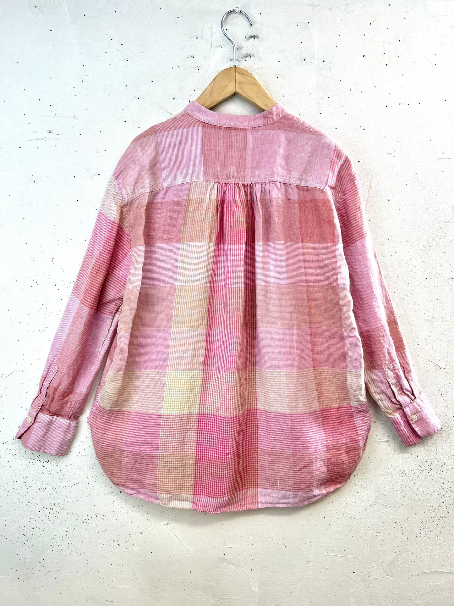 Vintage Linen shirt MADE IN EUROPE [L31155]