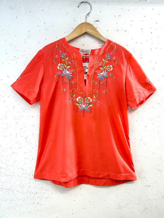 Vintage Embroidery Tunic [D32170]