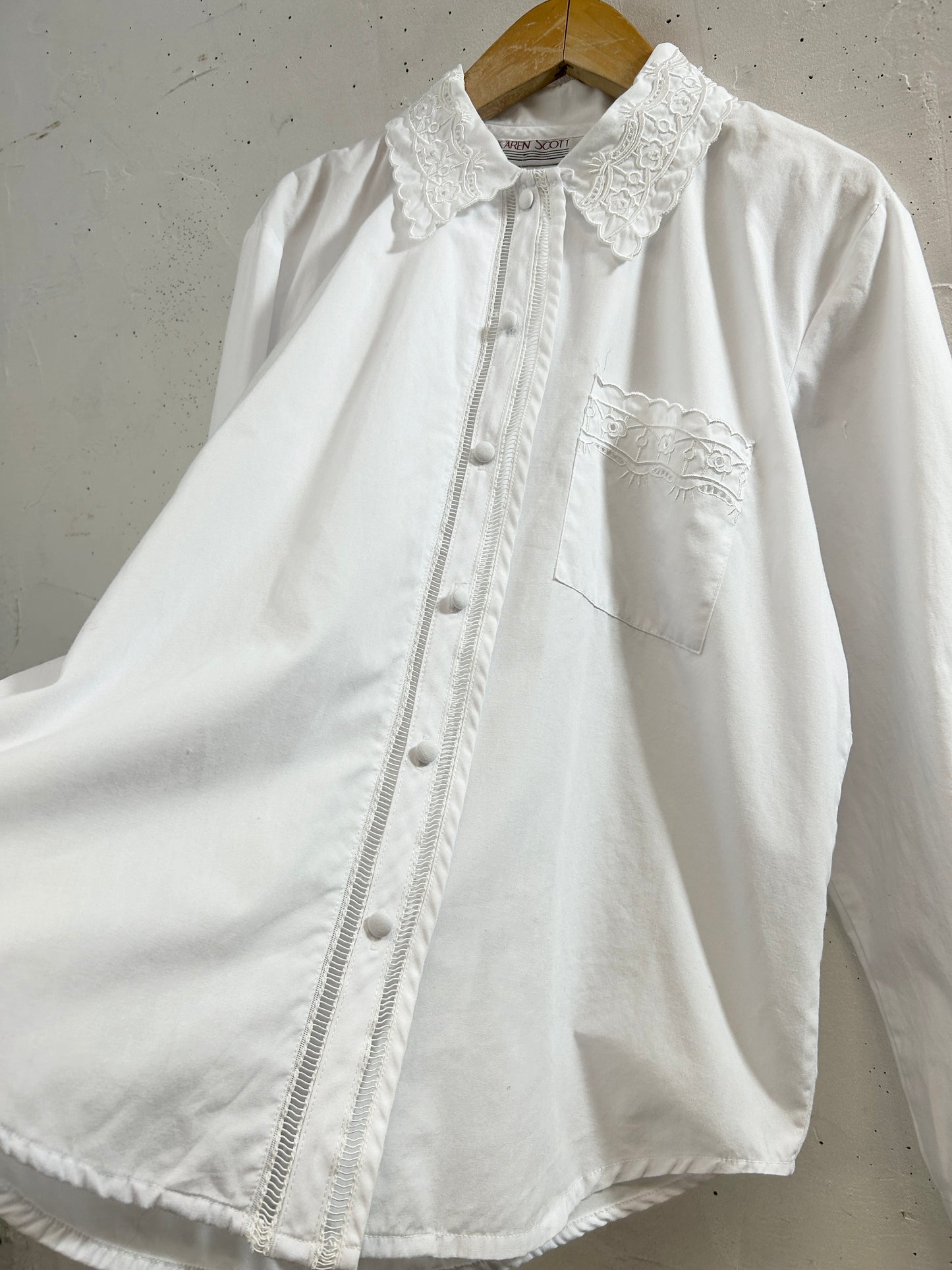 Vintage White Blouse [H33456]
