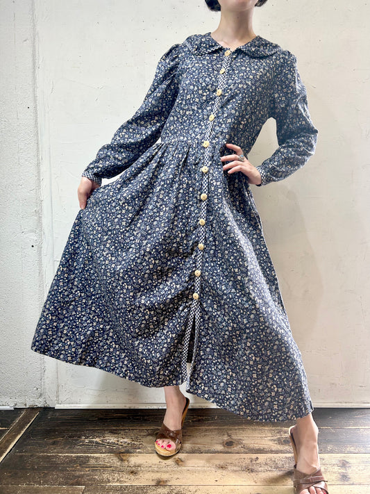 Vintage Cotton Dress [H24759]