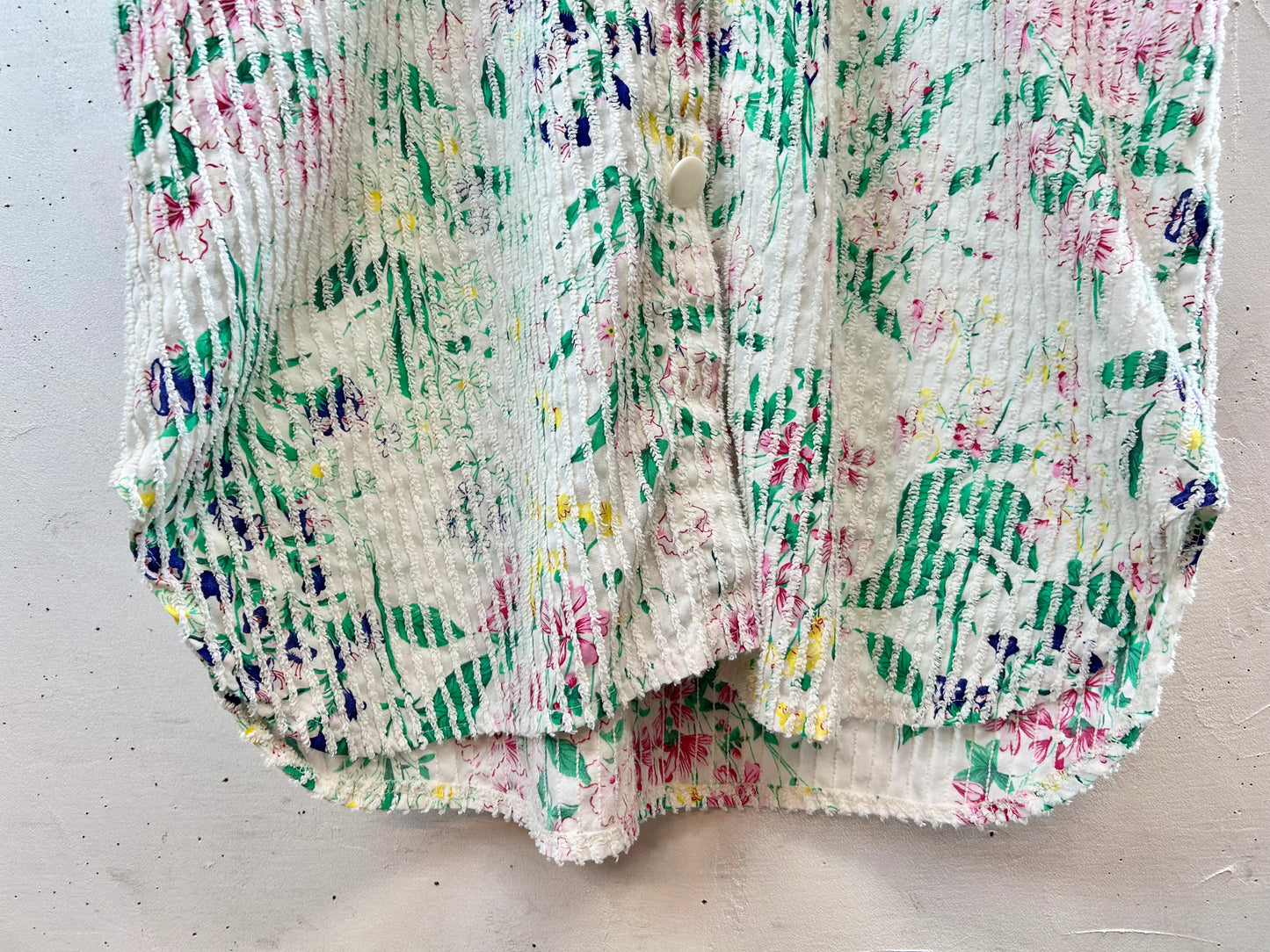 Vintage Chenille Weave Long Shirt MADE IN USA [G30670]
