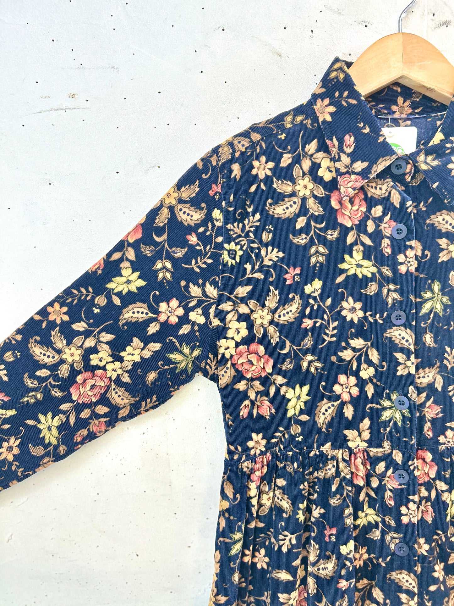 Vintage Flower Dress [J30645]