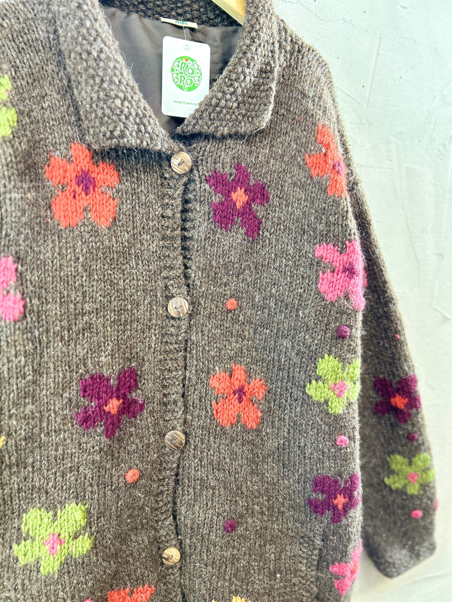 Vintage Knit Cardigan 〜PACHAMAMA〜 [K30855]