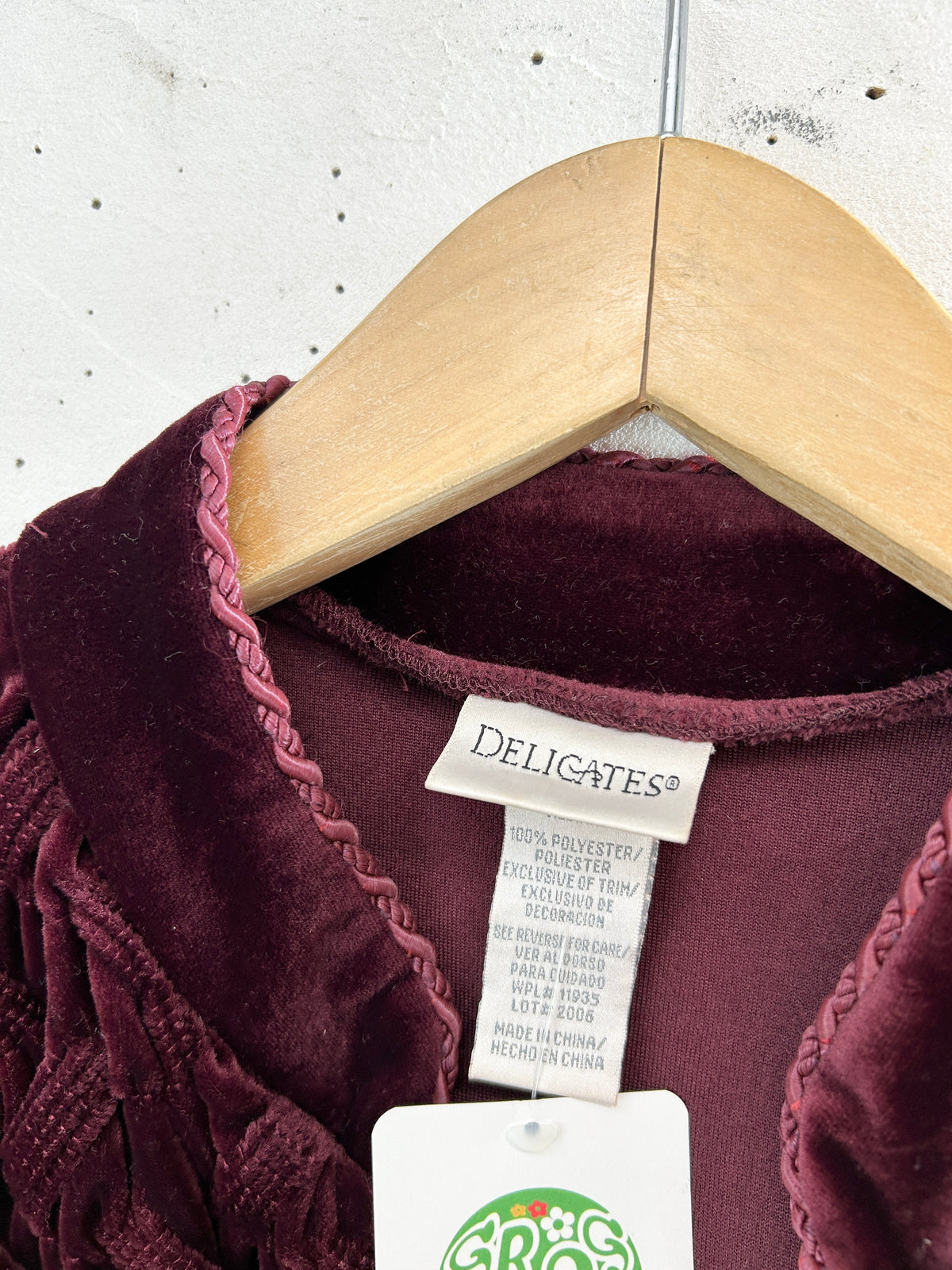 Vintage Velours Dress [J34207]