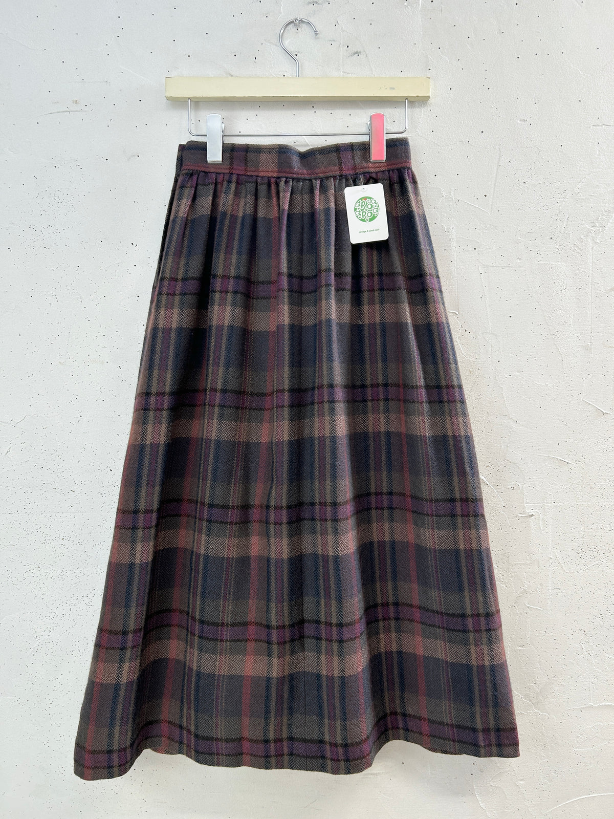Vintage Plaid Skirt [J34052]