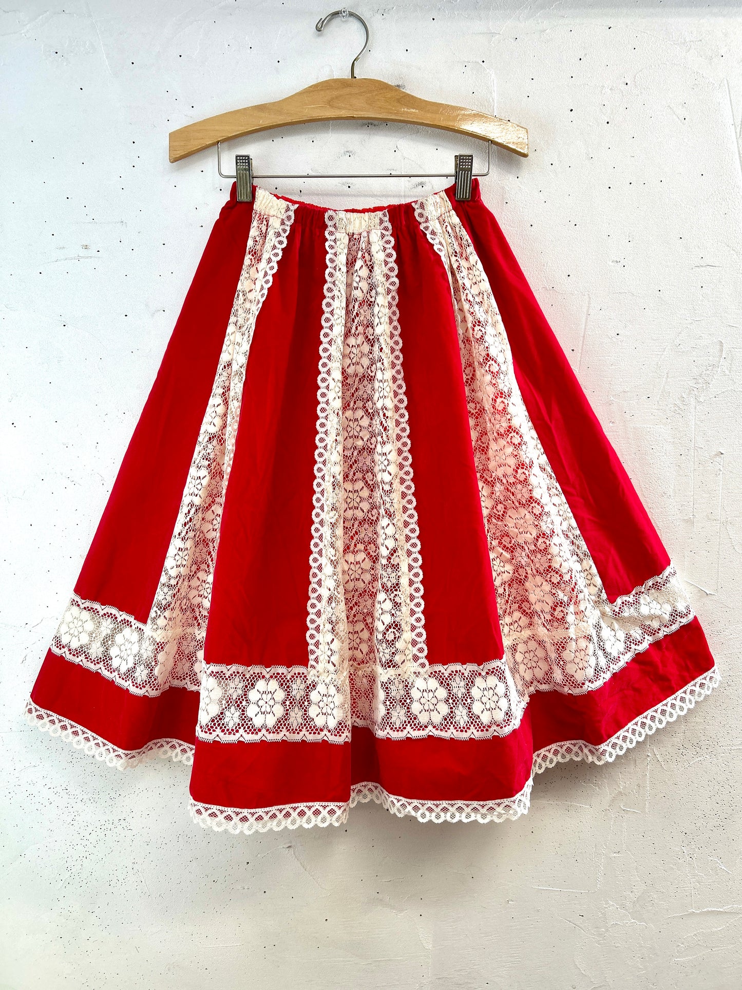 ’70s Velour Skirt 〜carefree fashions〜 [B31621]