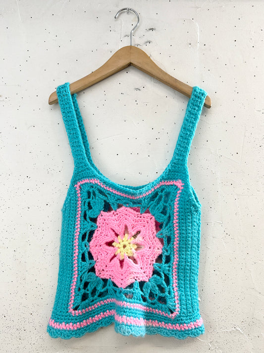 Vintage Granny Square Vest [I33769]