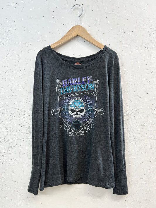 Vintage Long Sleeve Shirt 〜Harley Davidson〜 [I33771]