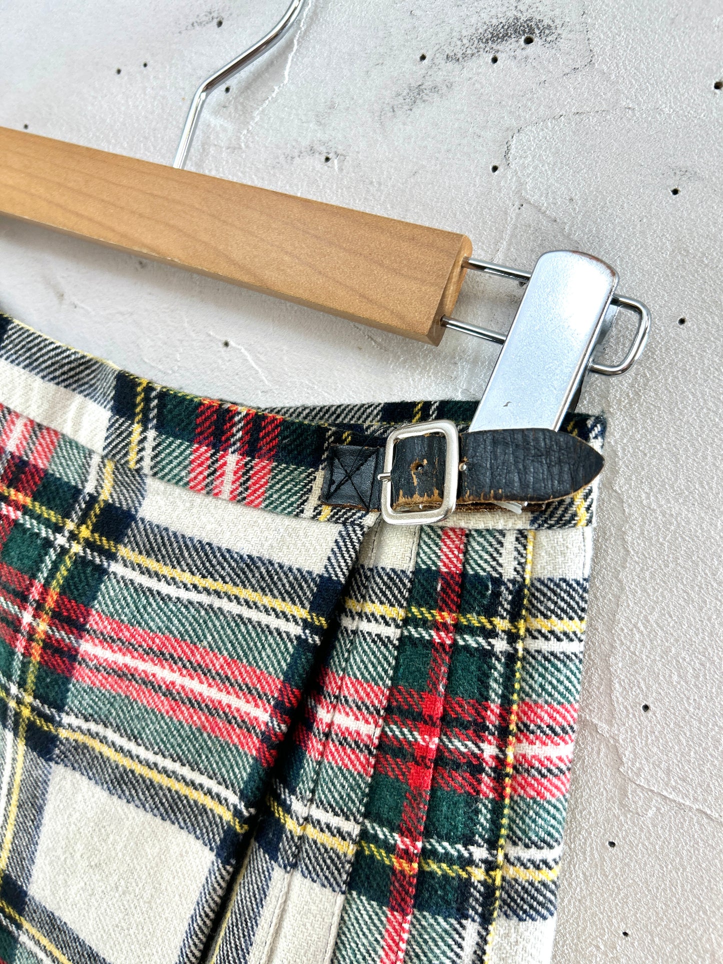 Vintage Plaid Skirt 〜MATTHEW ROYCE〜 MADE IN ENGLAND [J30484]