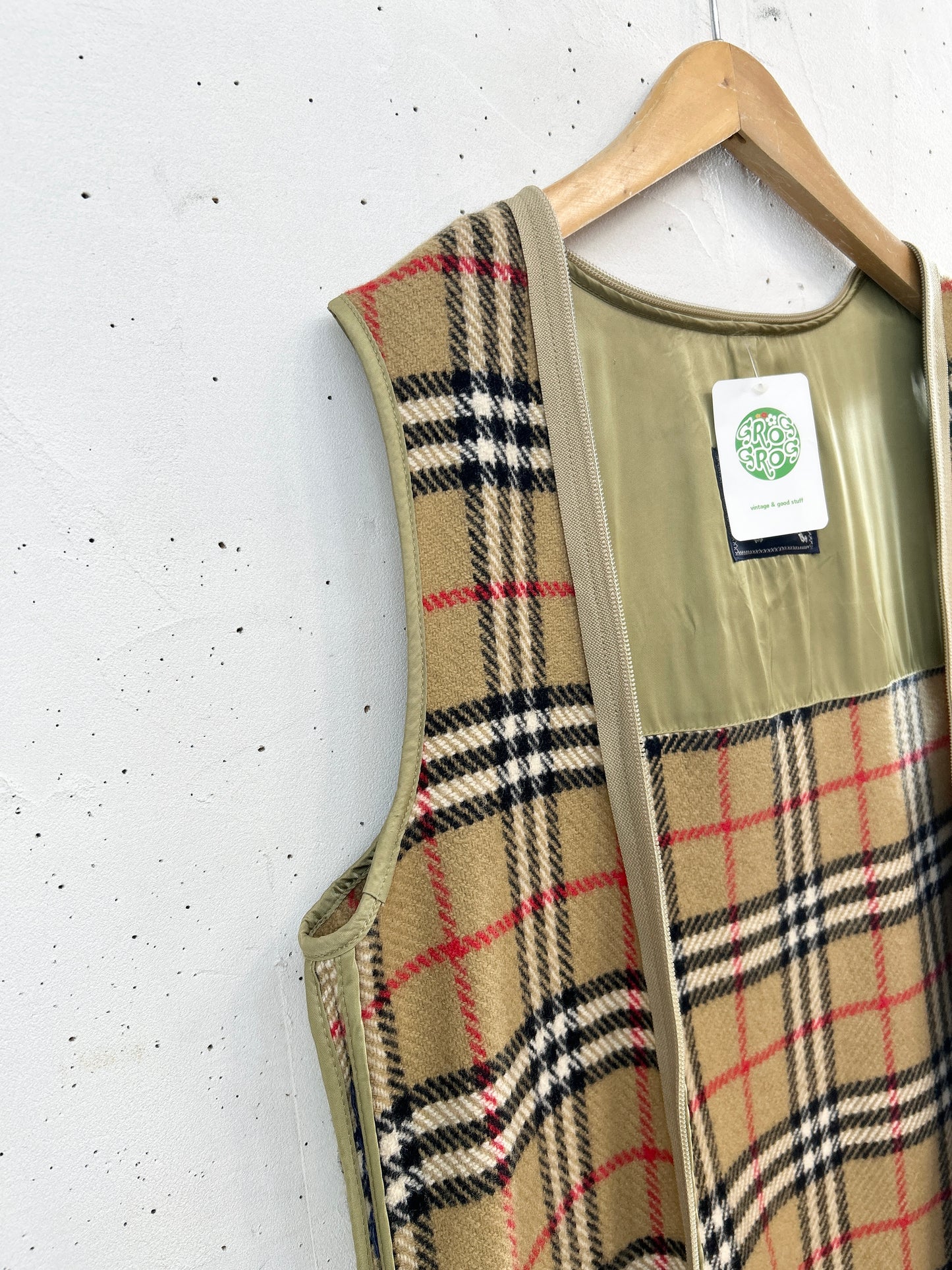 Vintage Liner Vest 〜Burberry‘s〜 [L31046]