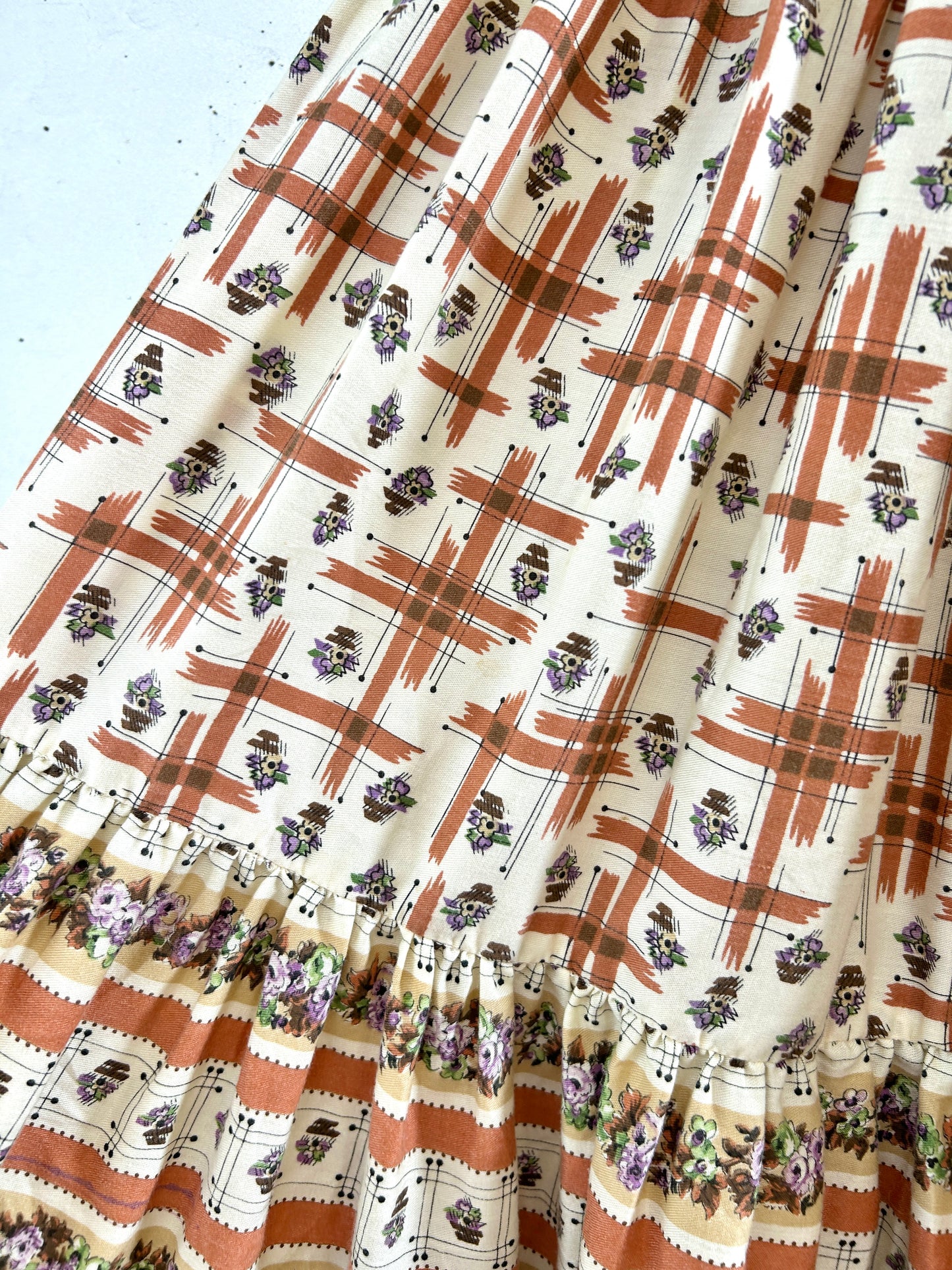 Vintage Tired Skirt  [F32878]