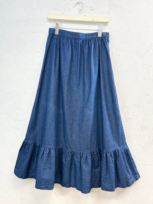 Vintage Denim Skirt [E32403]