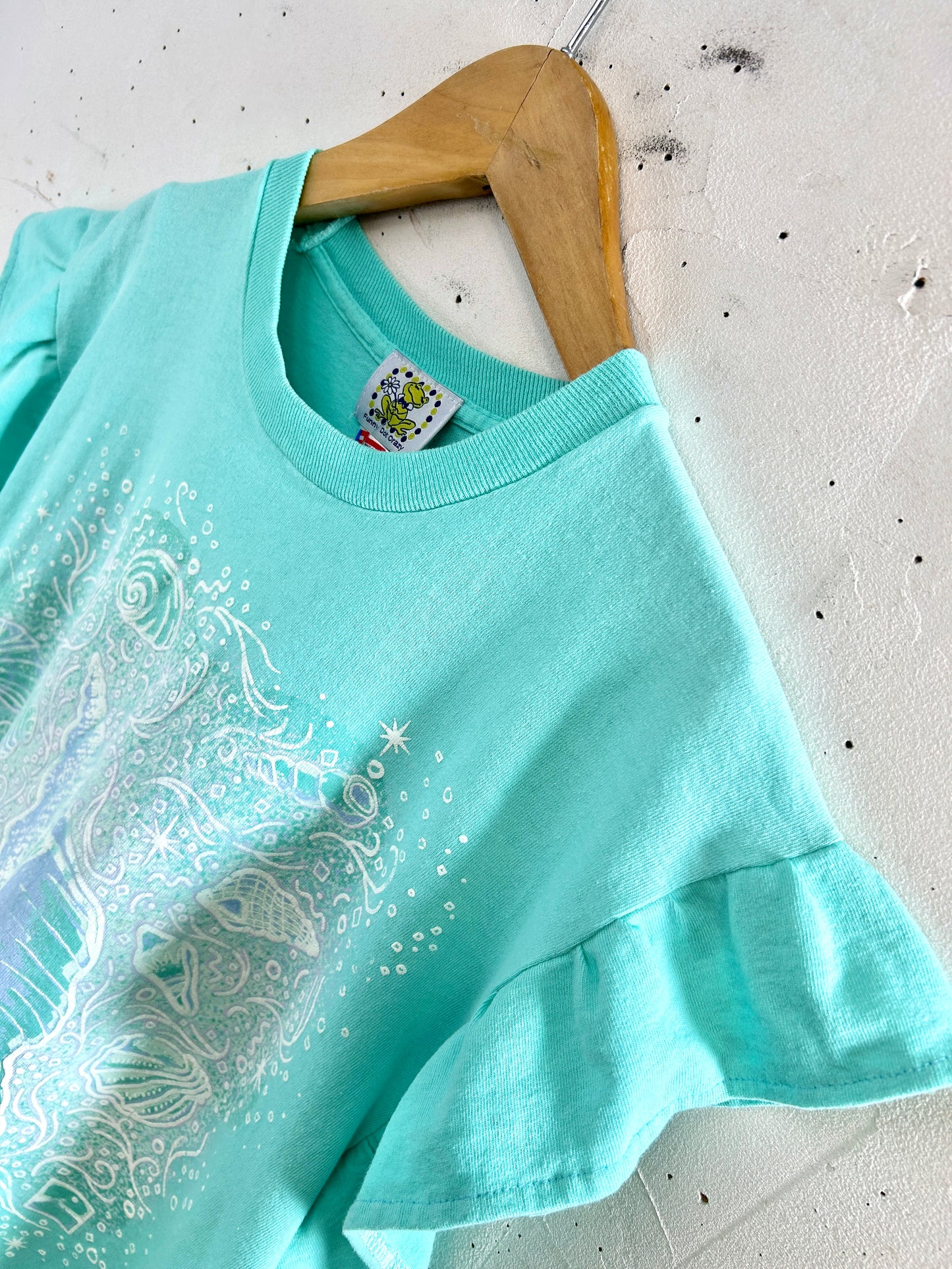 Vintage T Shirt 〜Funny dot CRAZY〜 [E32399]