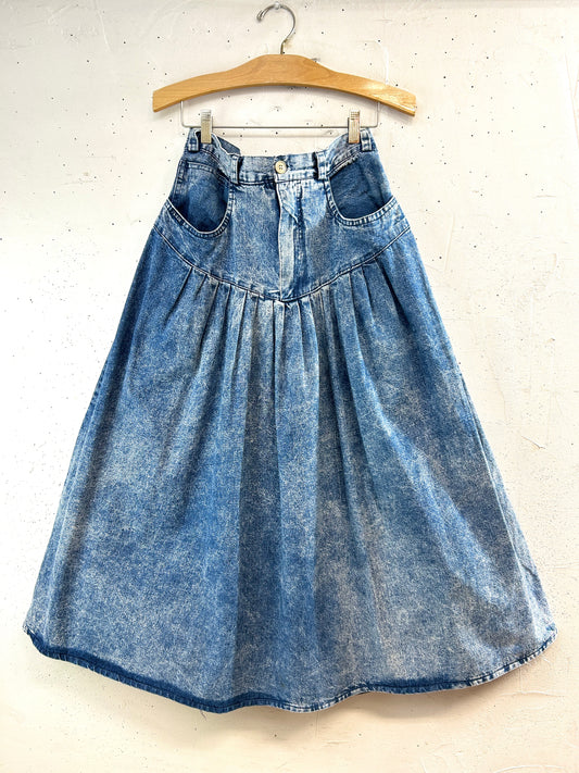 Vintage Denim Skirt  [E32433]
