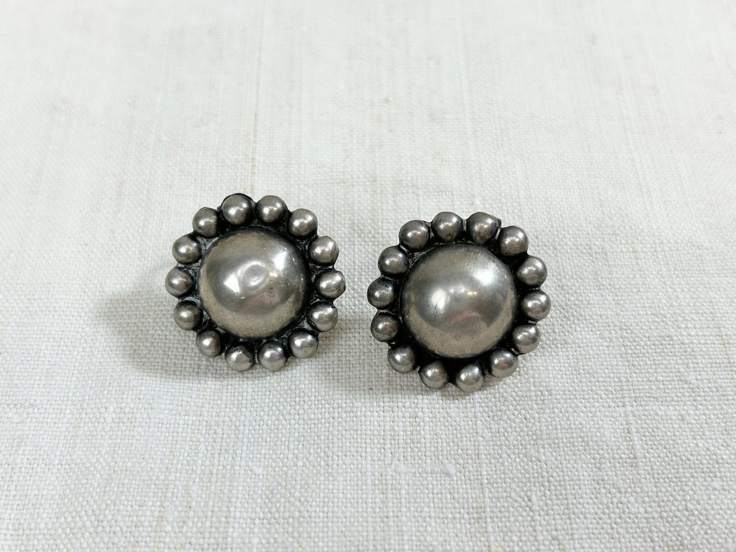 Vintage 925 Silver Earrings MADE IN MEXICO [I30259］